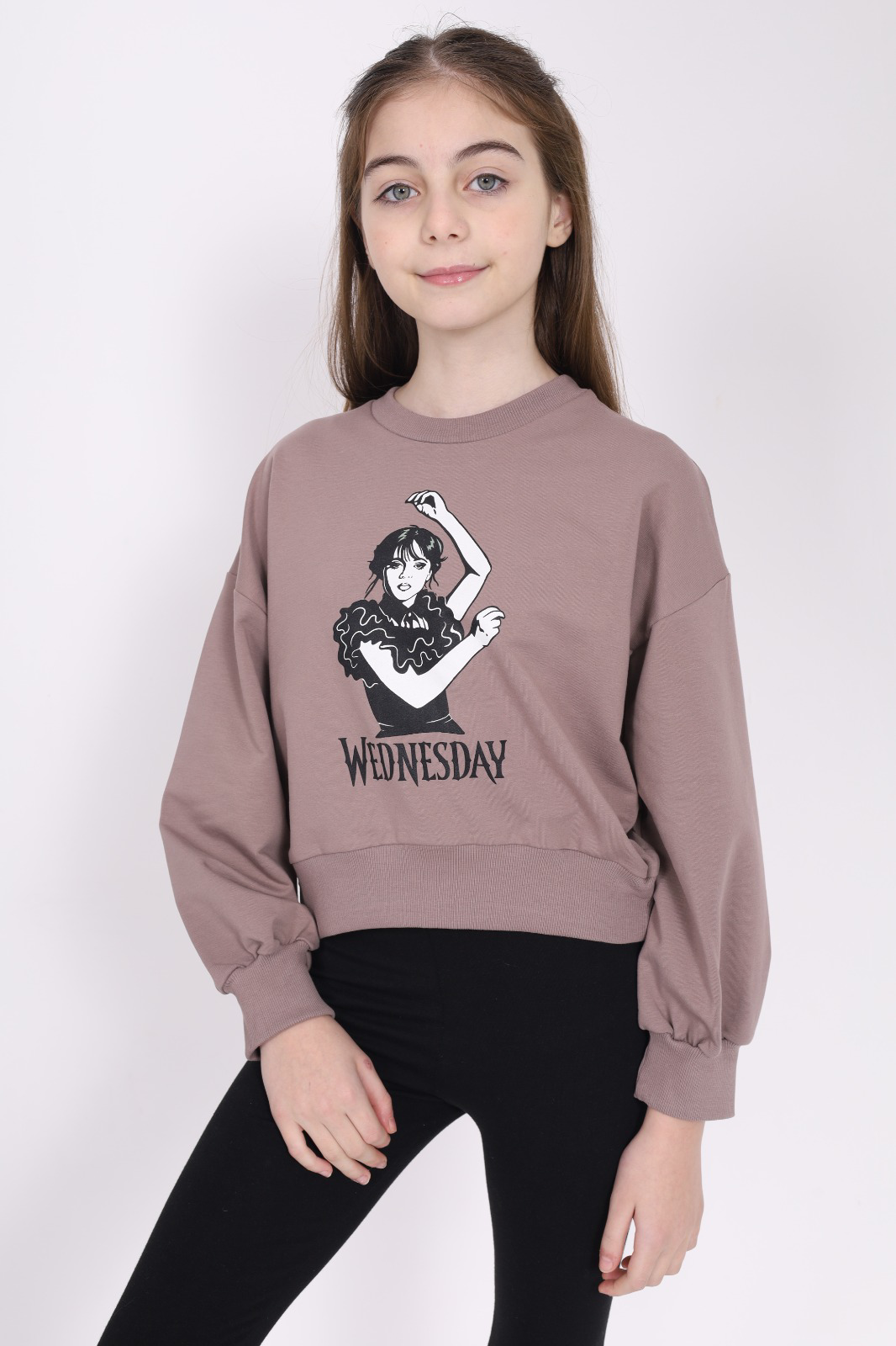Toontoy Kız Çocuk Baskılı Sweatshirt