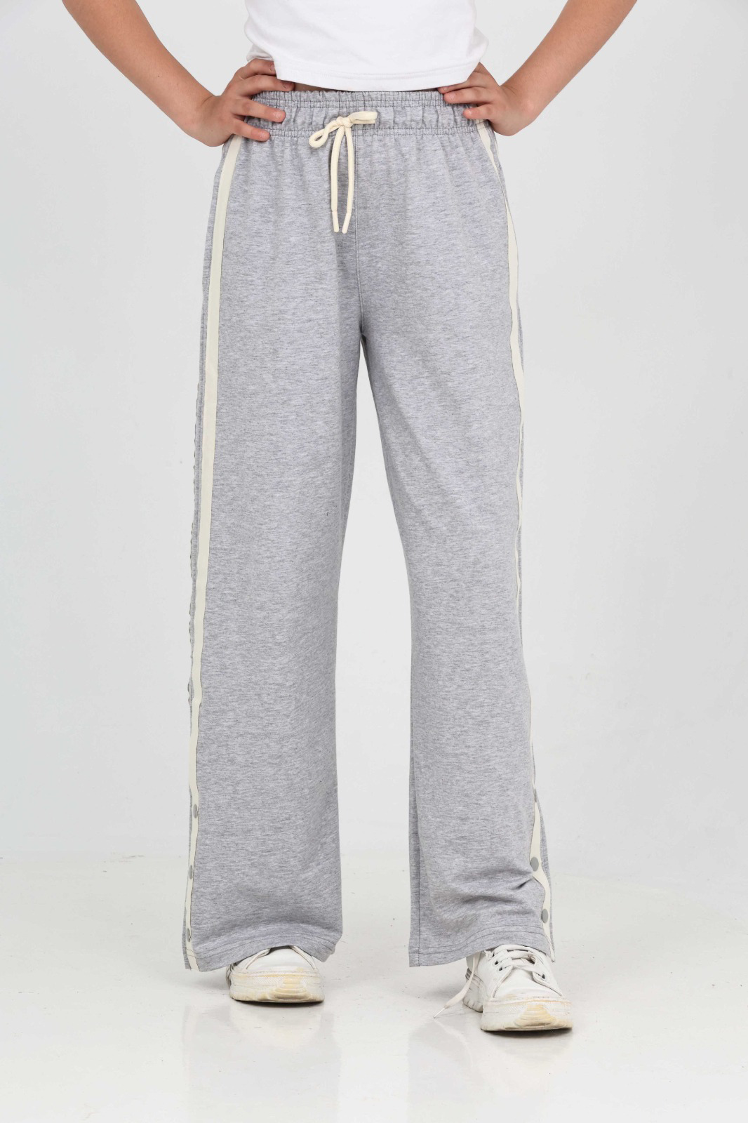 Toontoy Kız Çocuk Boydan Şeritli Eşofman Alt