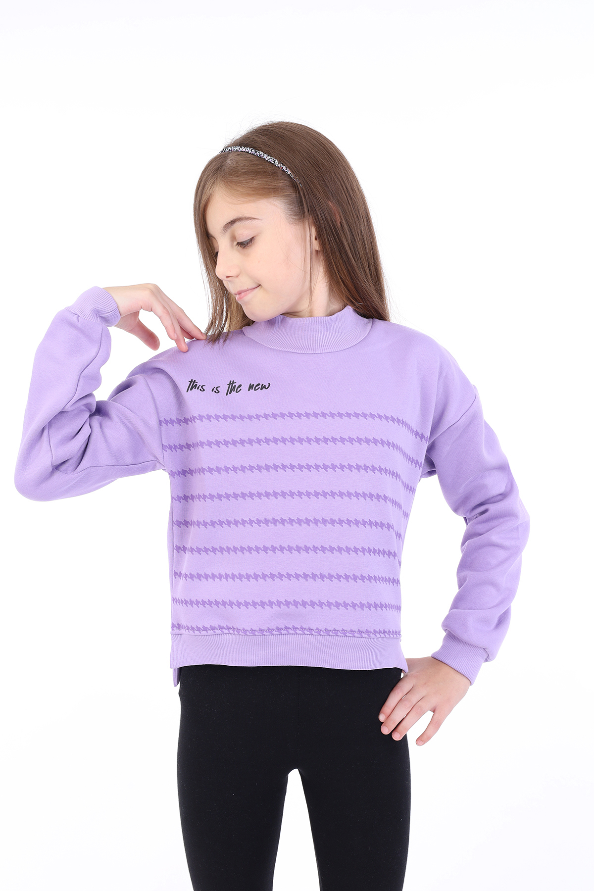Toontoy Kız Çocuk Baskılı Sweatshirt