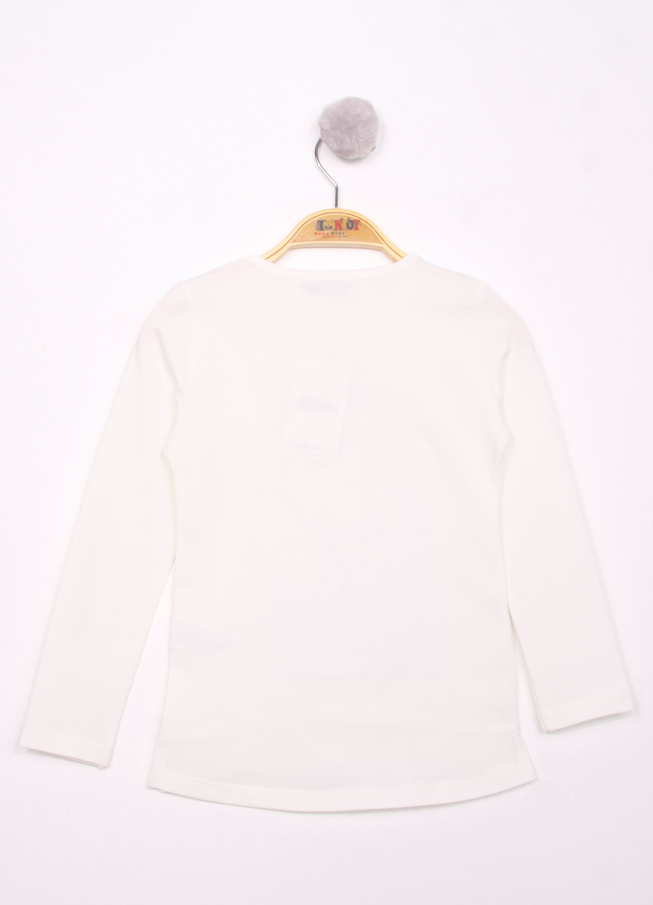 Toontoy Kız Çocuk El Baskılı T-Shirt