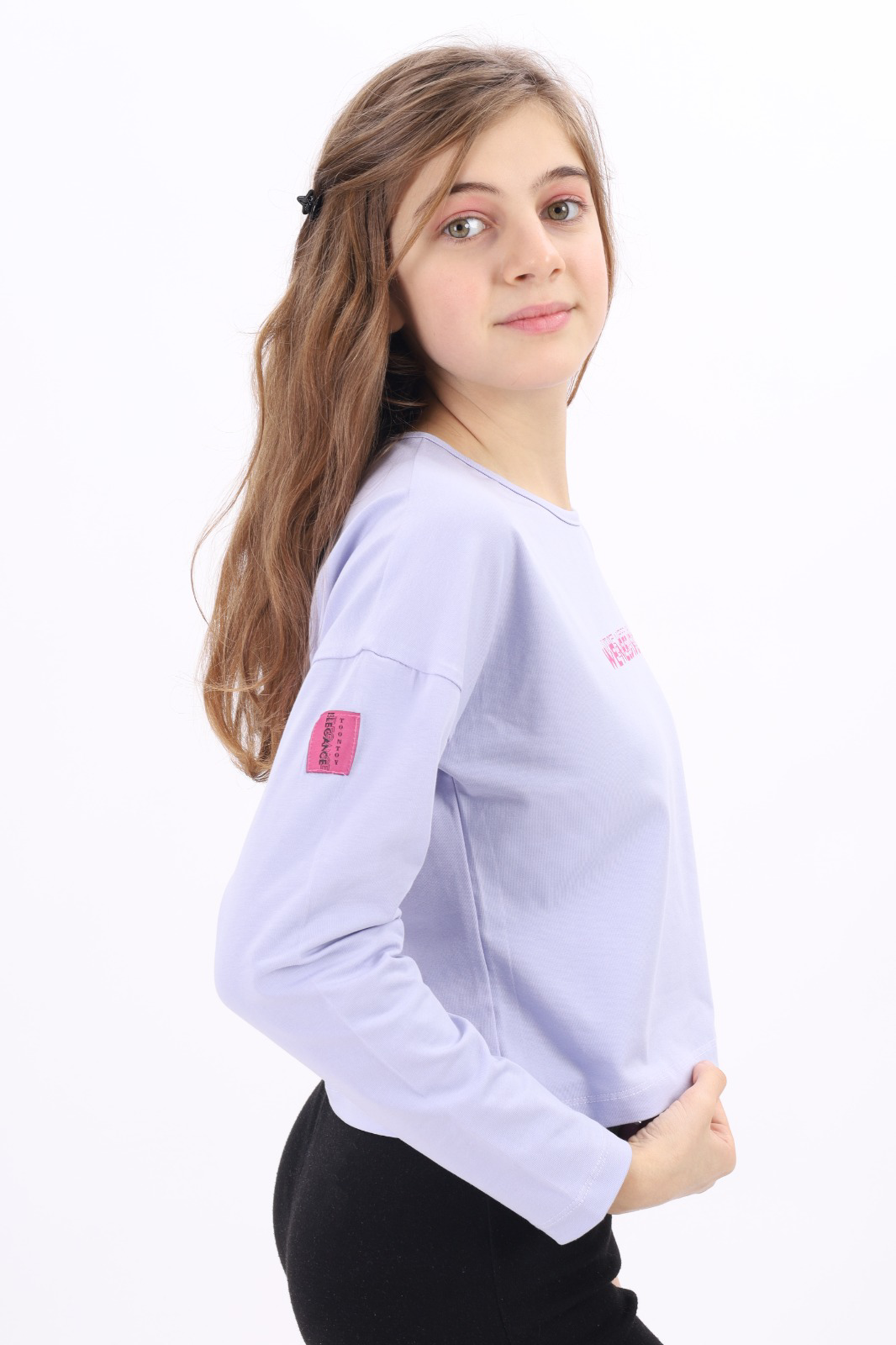 Toontoy Kız Çocuk Baskılı Tişört
