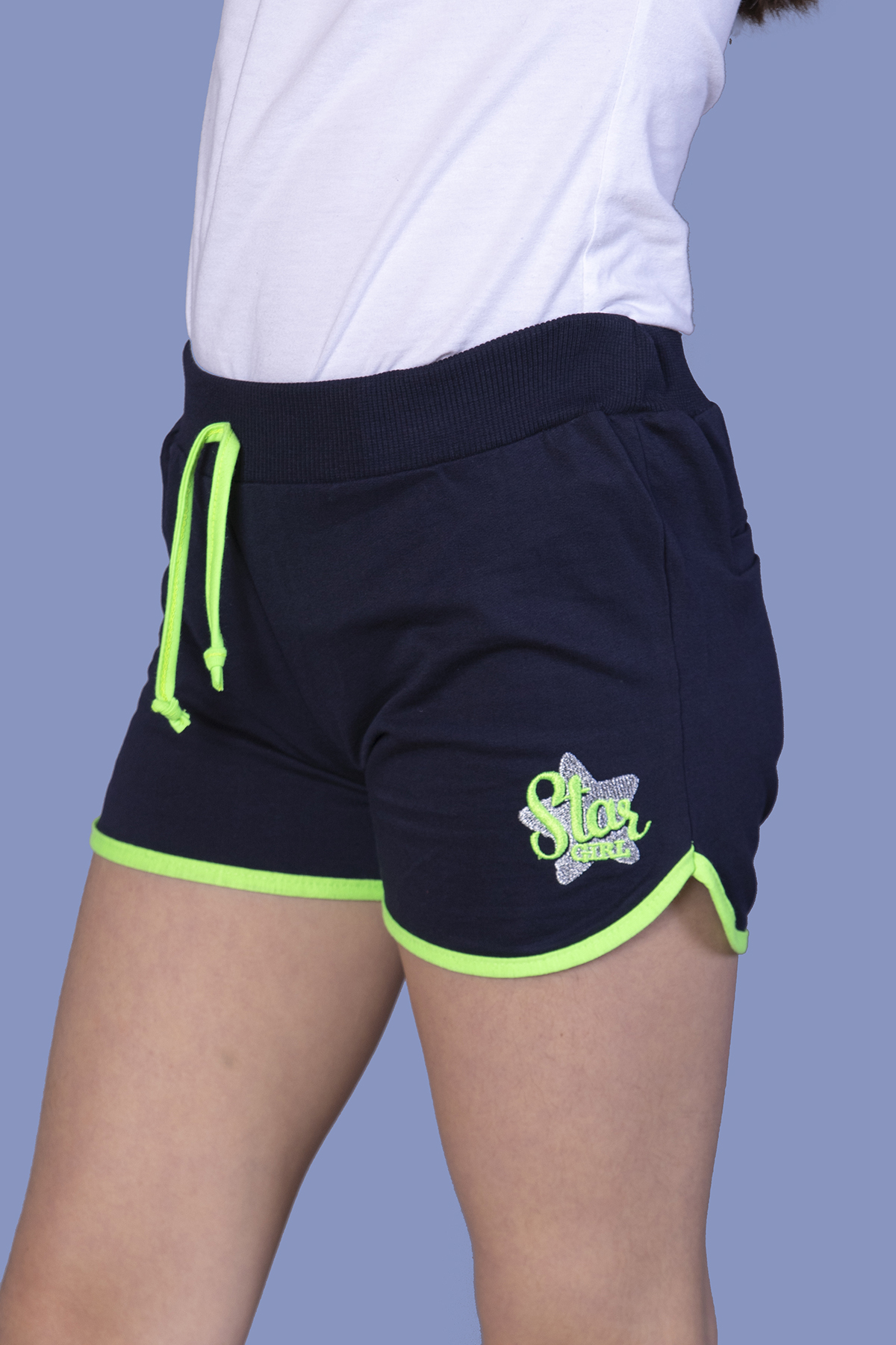 Toontoy  Kız Çocuk Star Girl Nakışlı Şort