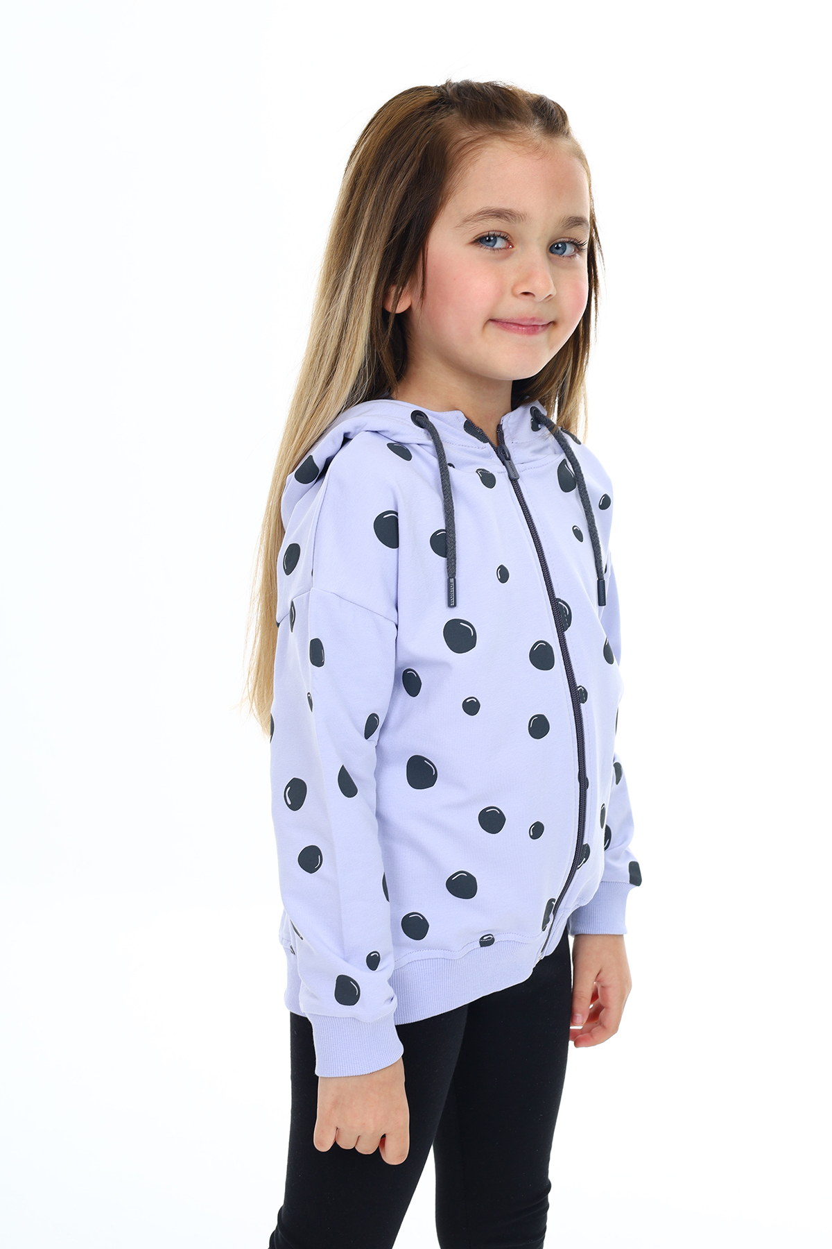 Toontoy  Kiz Çocuk Baskili Hirka