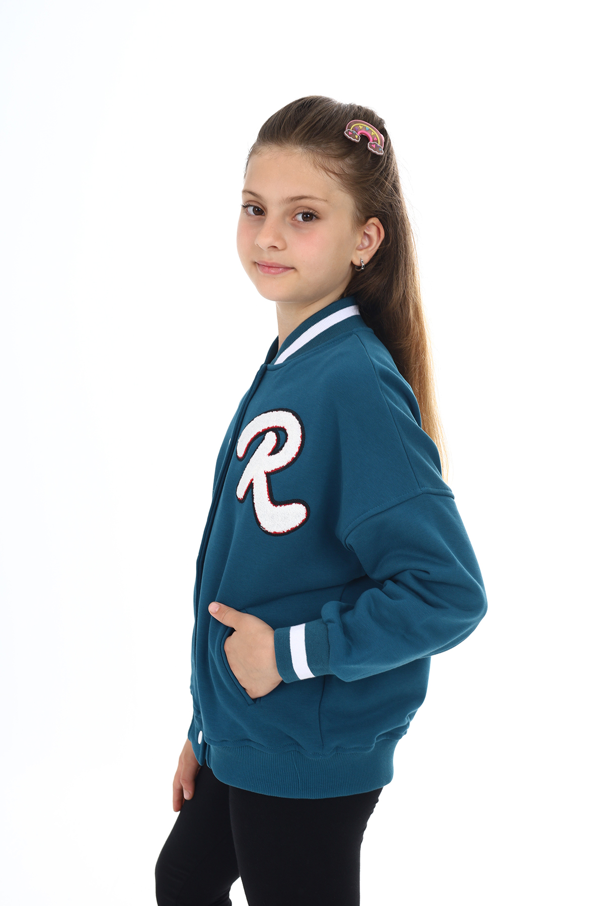 Toontoy  Kız Çocuk Baskılı Kolej Hırka