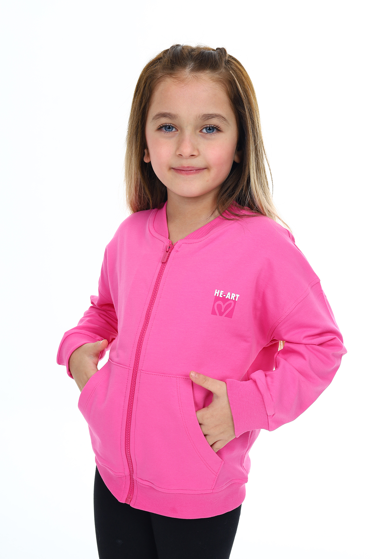 Toontoy Kız Çocuk Baskılı Hırka