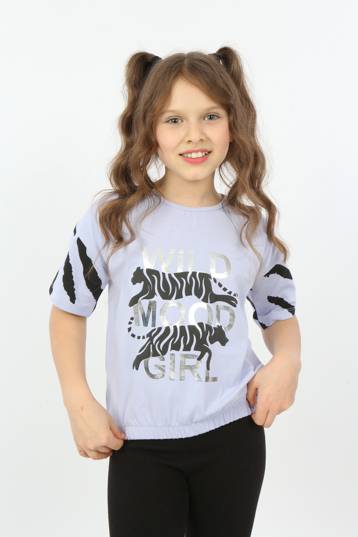 Toontoy Kız Çocuk Wild Wood Girl Baskılı Tişört