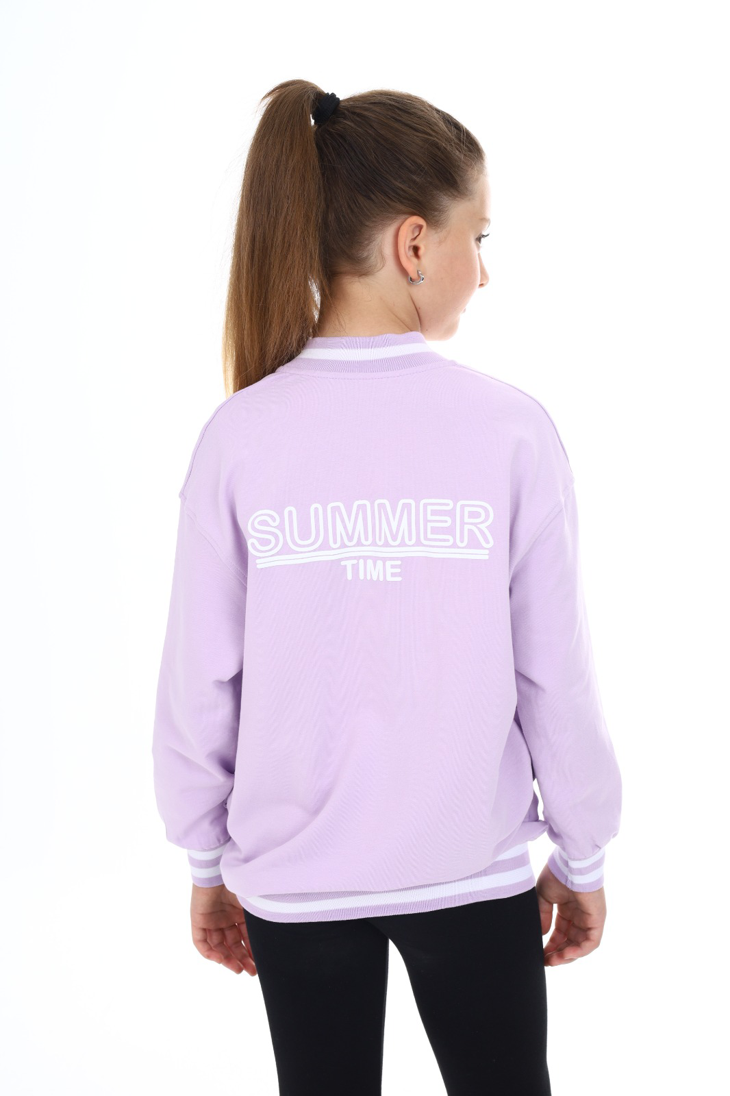 Toontoy Kız Çocuk Baskılı Hırka