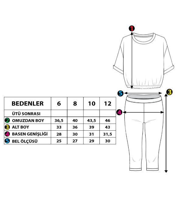 Toontoy Kız Çocuk Kapüşonlu Baskılı Biker Taytlı Takım
