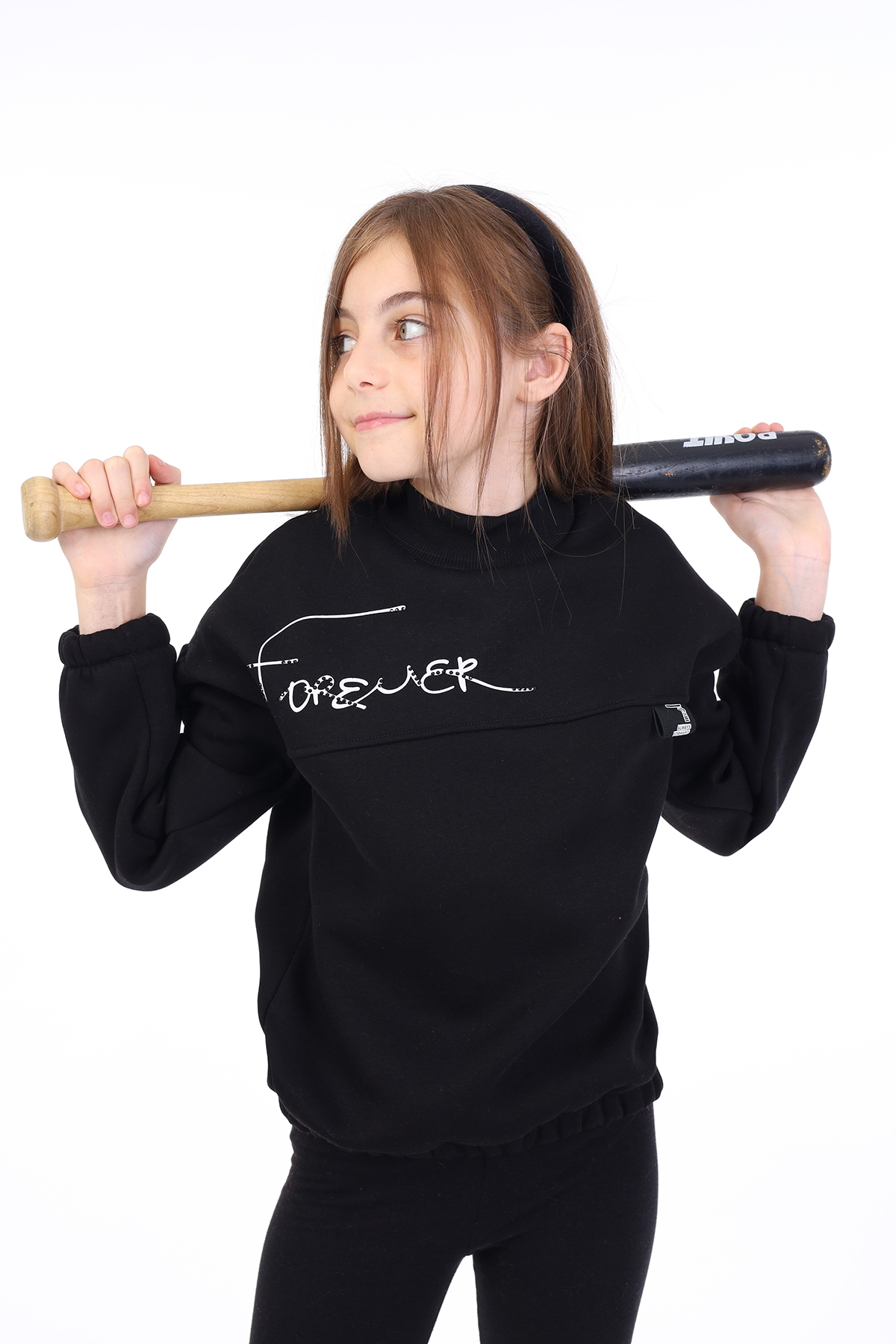 Toontoy Kız Çocuk Baskılı Sweatshirt