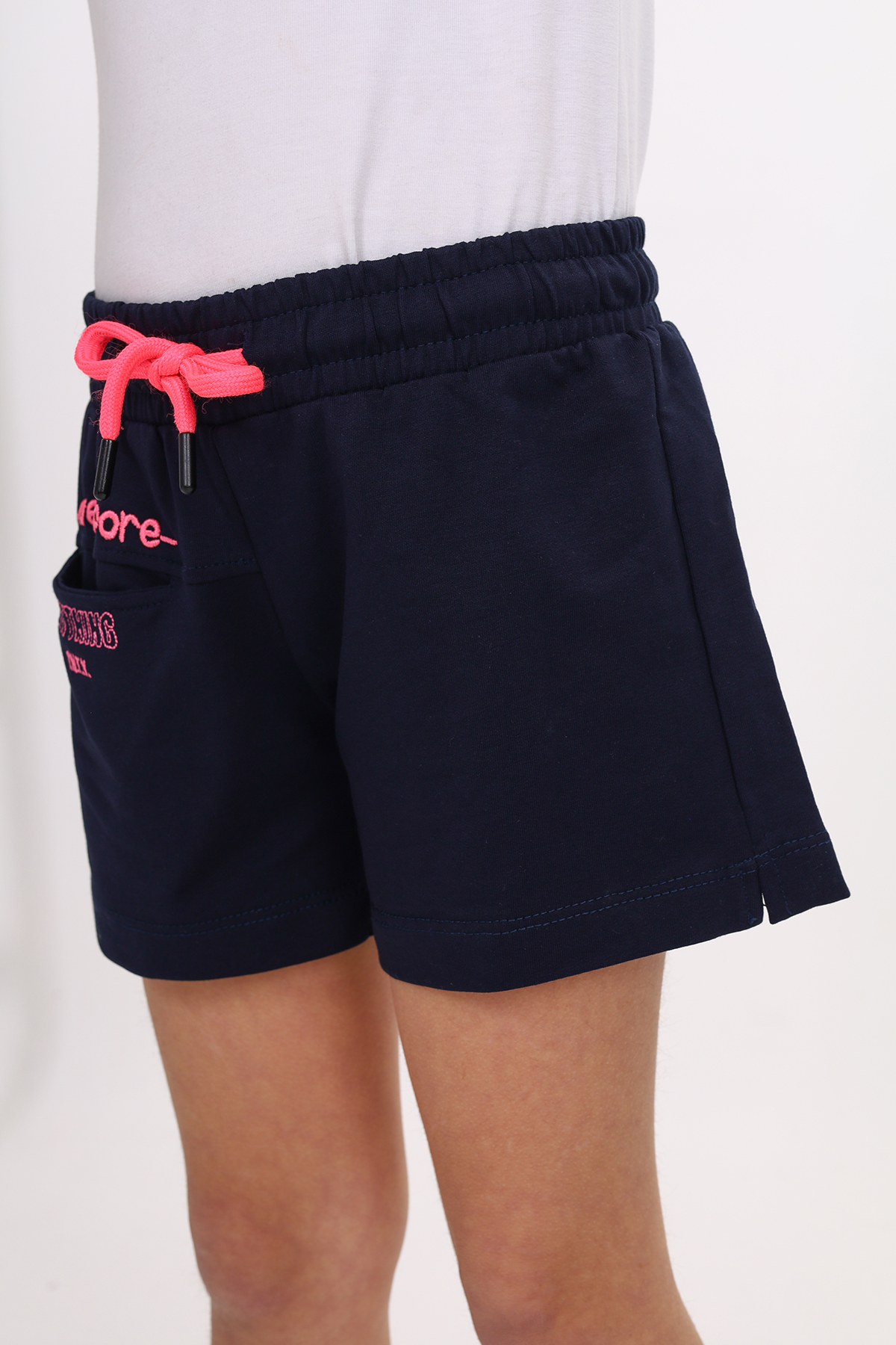 Toontoy  Kız Çocuk Nakışlı Şort