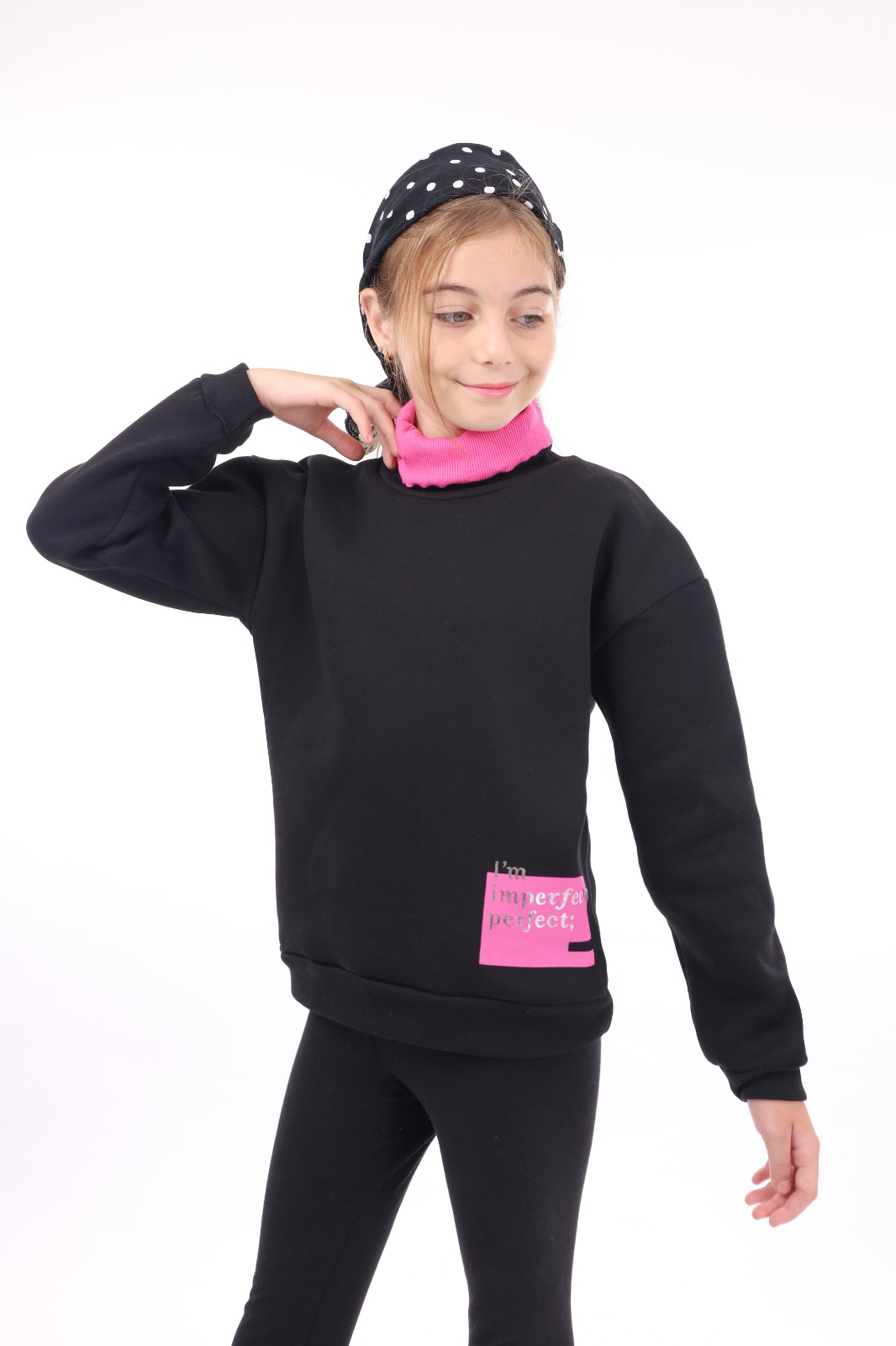 Toontoy Kız Çocuk Baskılı Sweatshirt