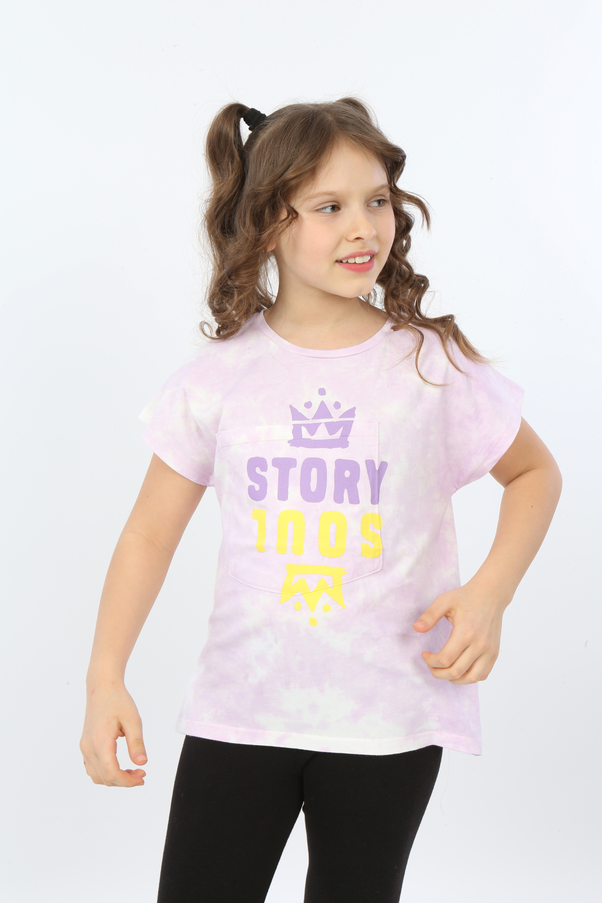 Toontoy Kız Çocuk Story Soul Baskılı Tişört