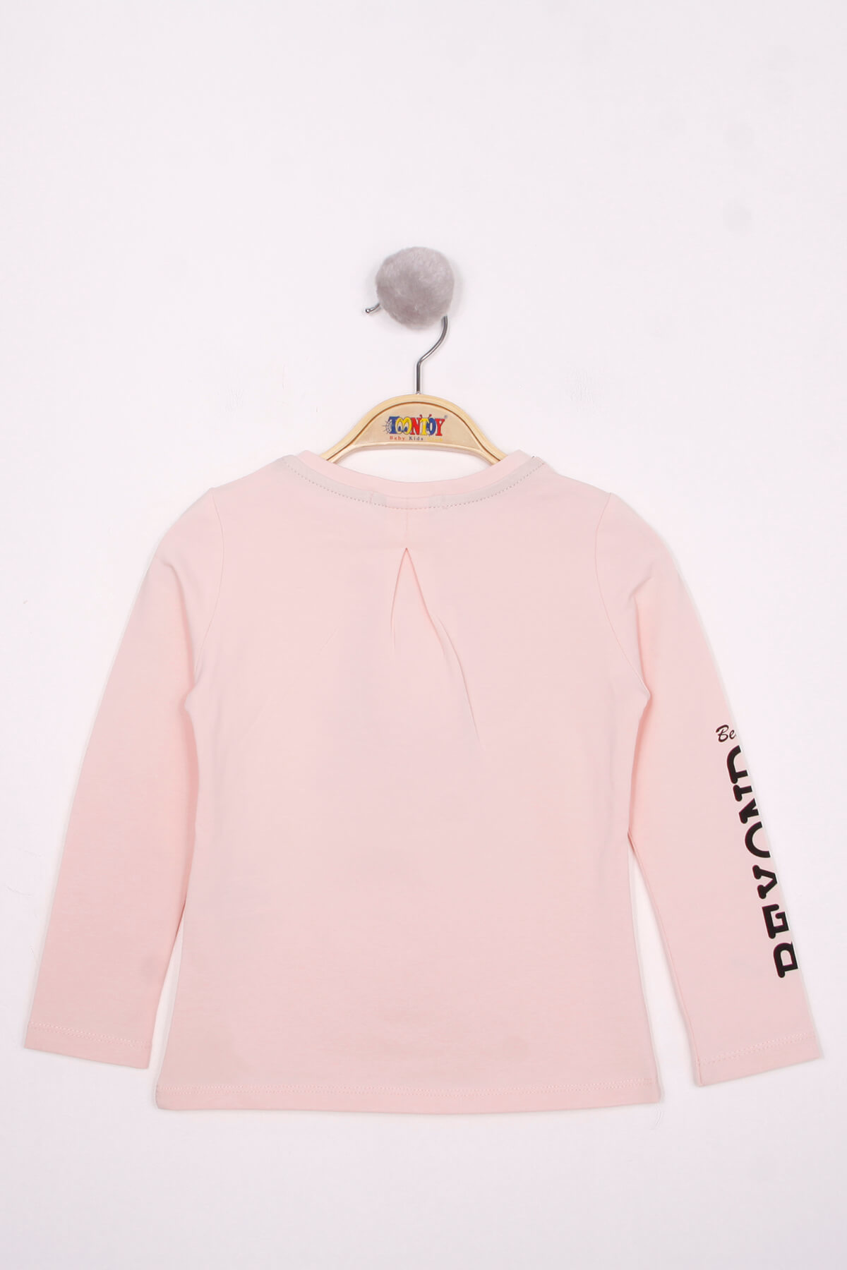 Toontoy Kız Çocuk Çiçek Nakışlı T-Shirt