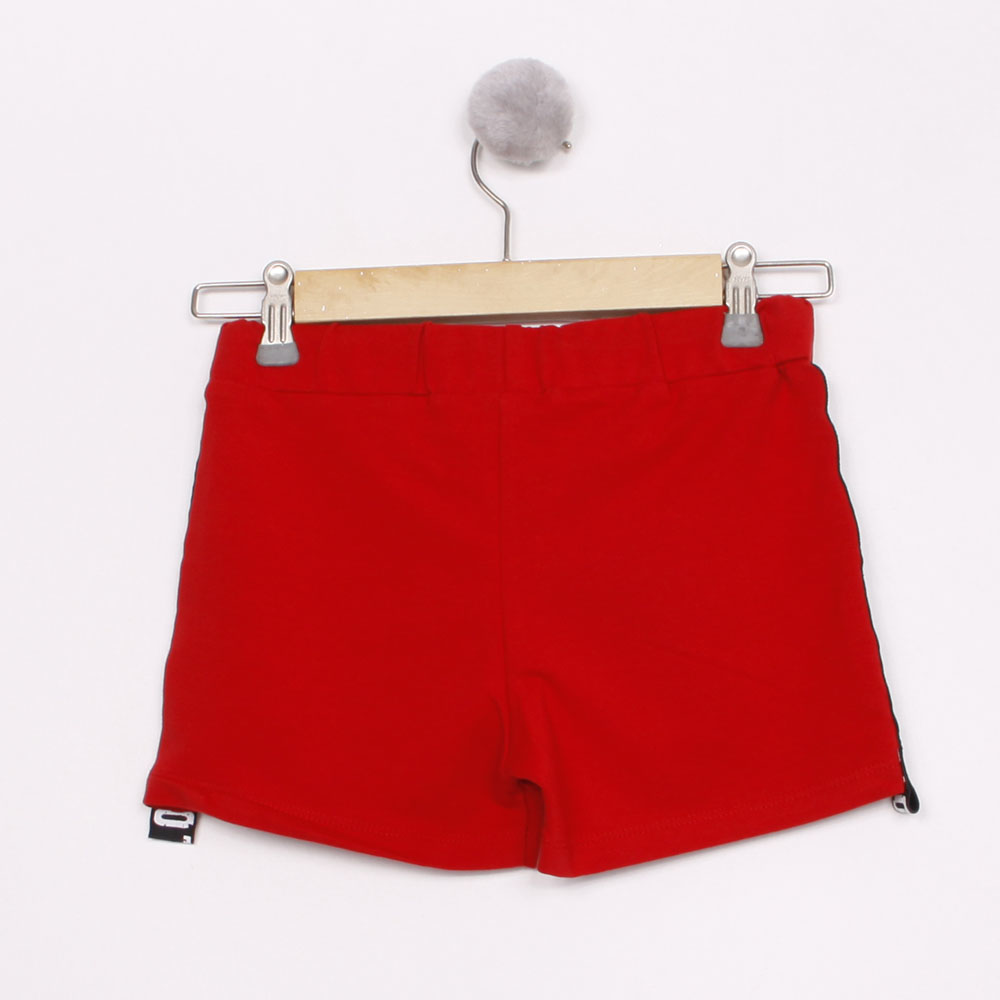 Toontoy Kız Çocuk Love Şeritli Şort