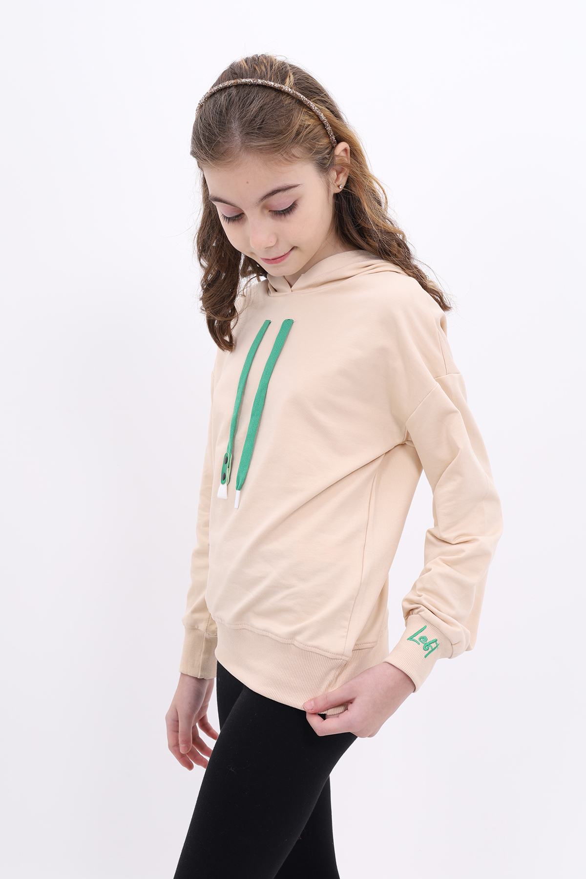 Toontoy Kız Çocuk Nakışlı Sweatshirt
