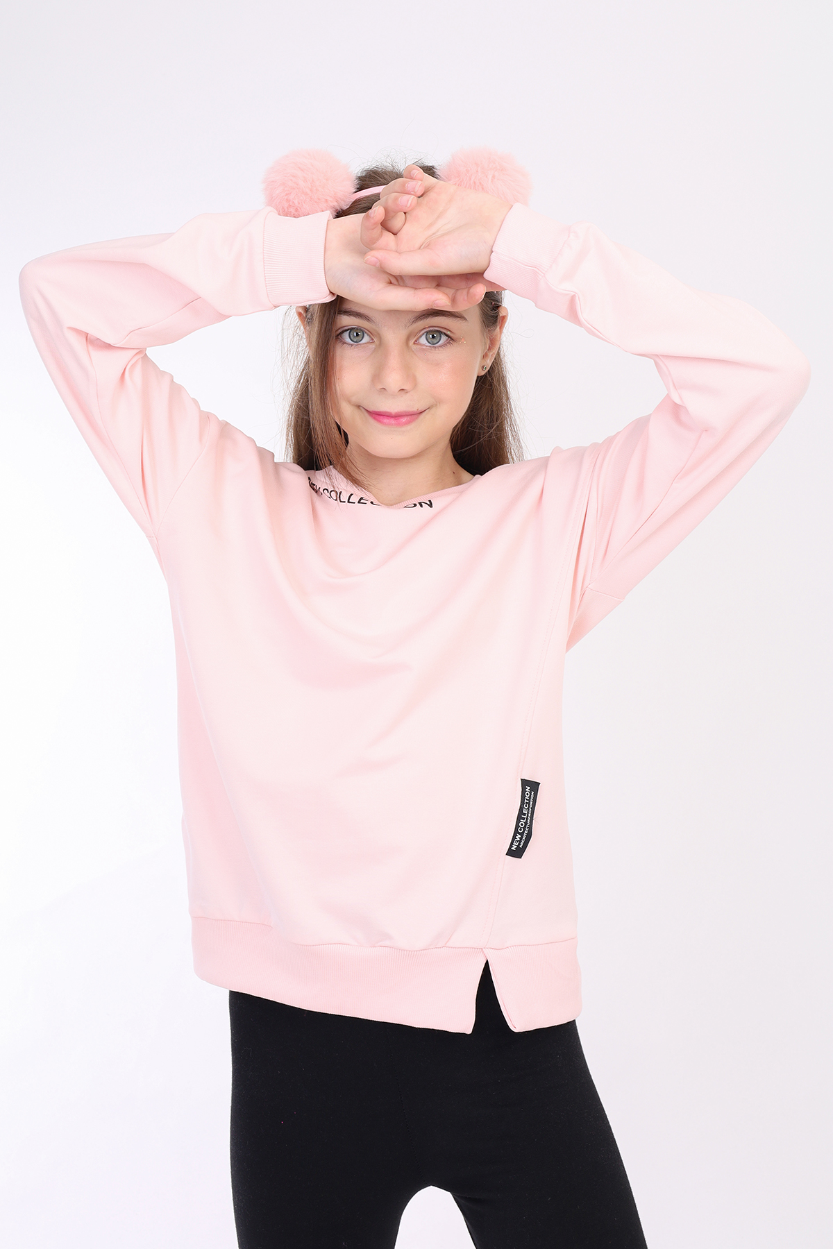 Toontoy Kız Çocuk Baskılı Sweatshirt