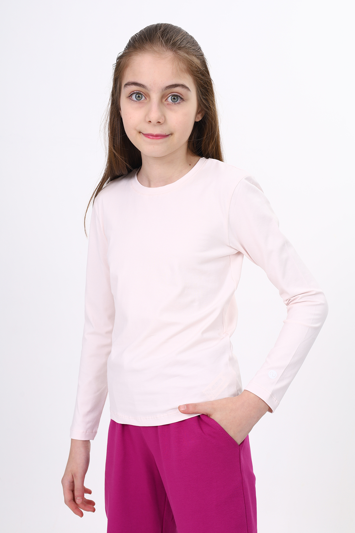 Toontoy Kız Çocuk Baskısız Tişört