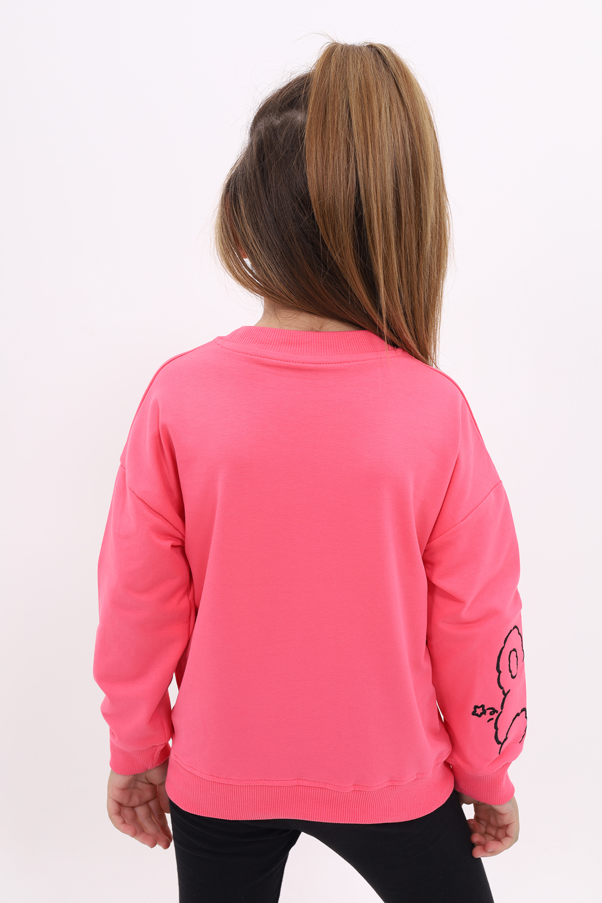 Toontoy Kız Çocuk Nakışlı Sweatshirt