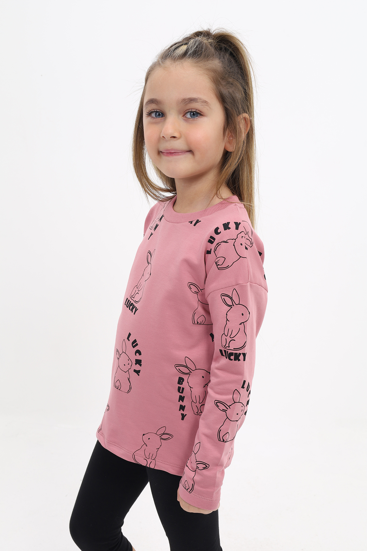 Toontoy Kız Çocuk Baskılı Sweatshirt