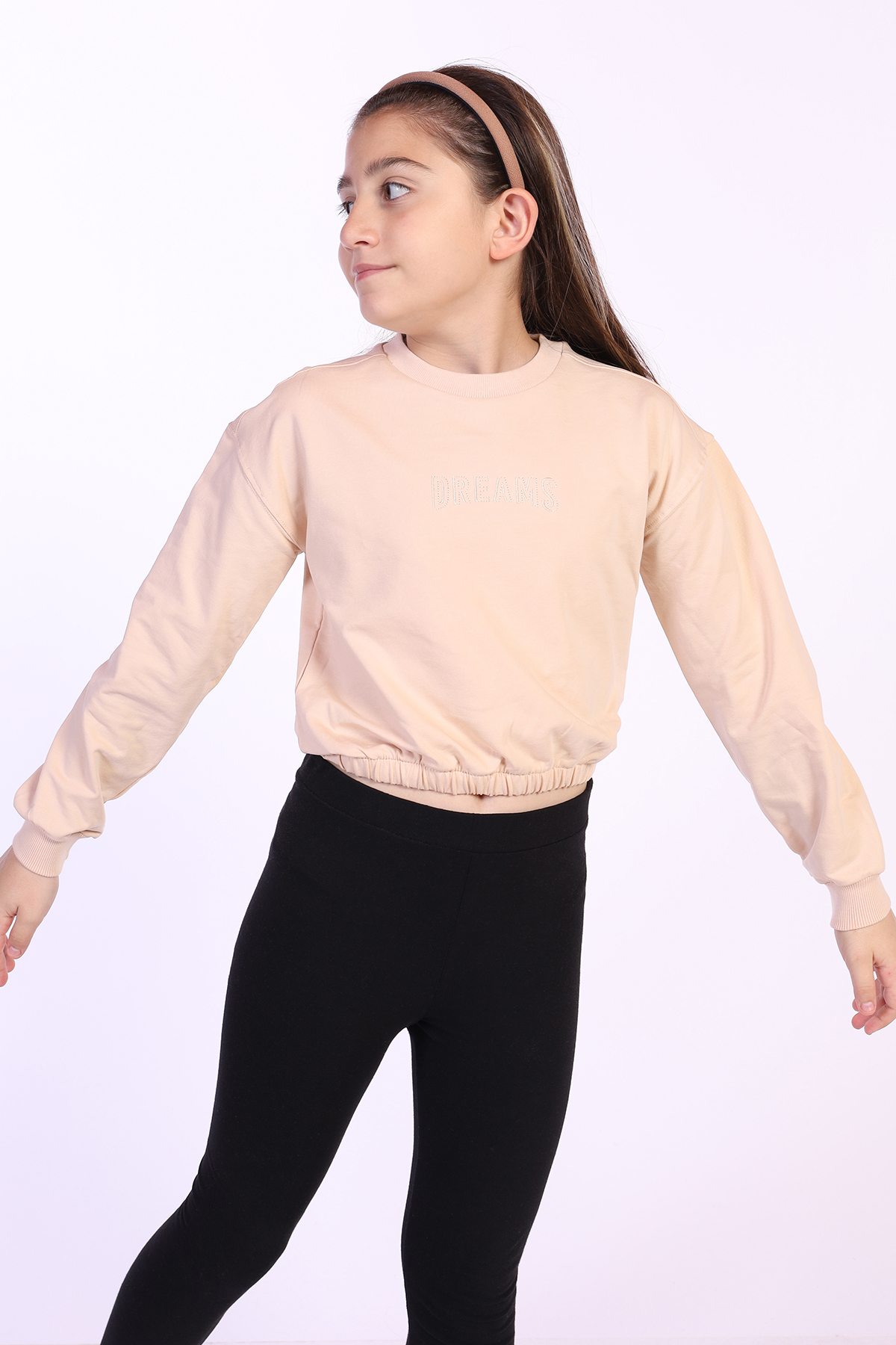 Toontoy Kız Çocuk Dreams Nakışlı Sweatshirt
