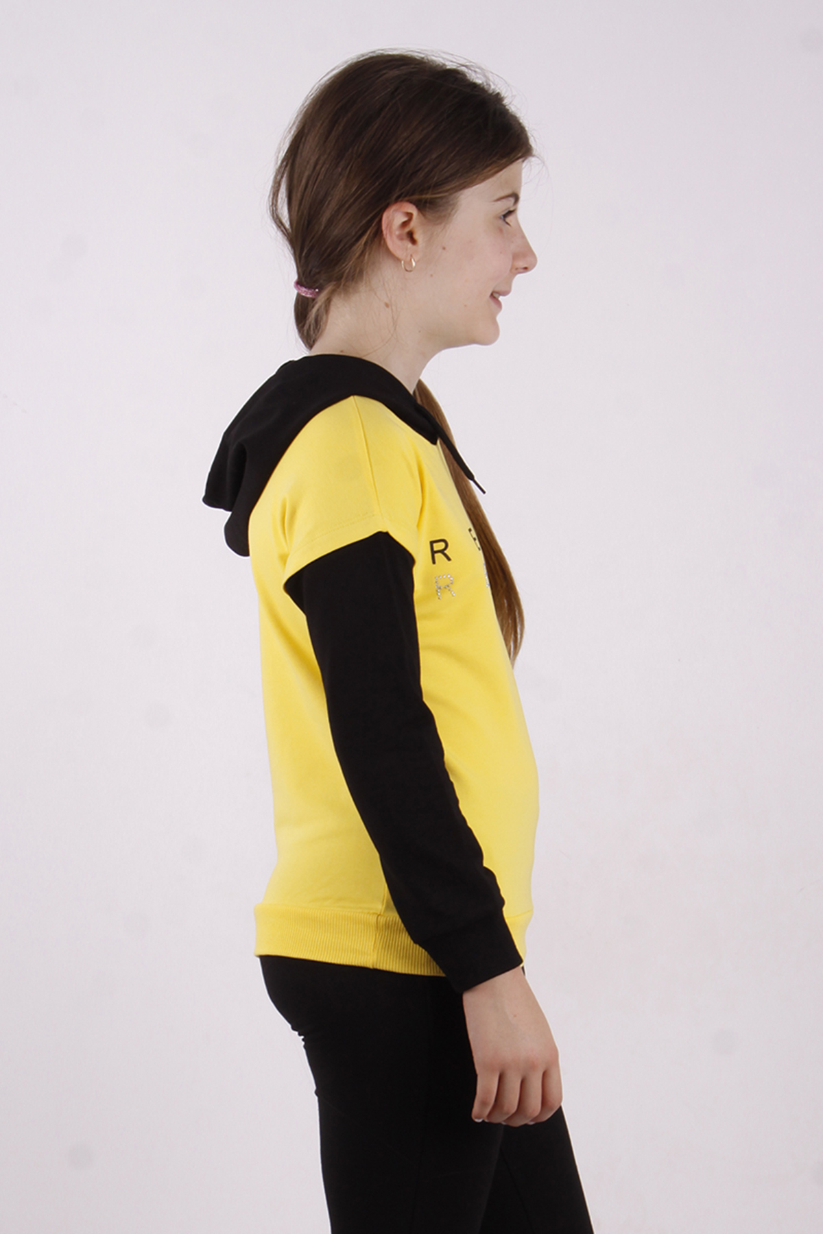 Toontoy Kız Çocuk Relax Baskılı Sweatshirt