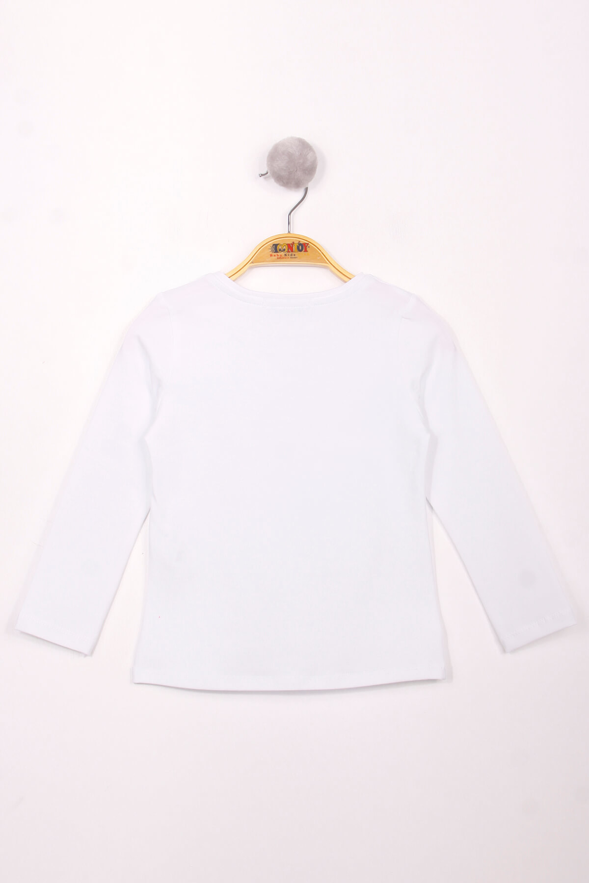 Toontoy Kız Çocuk Göğsü Nakışlı T-Shirt