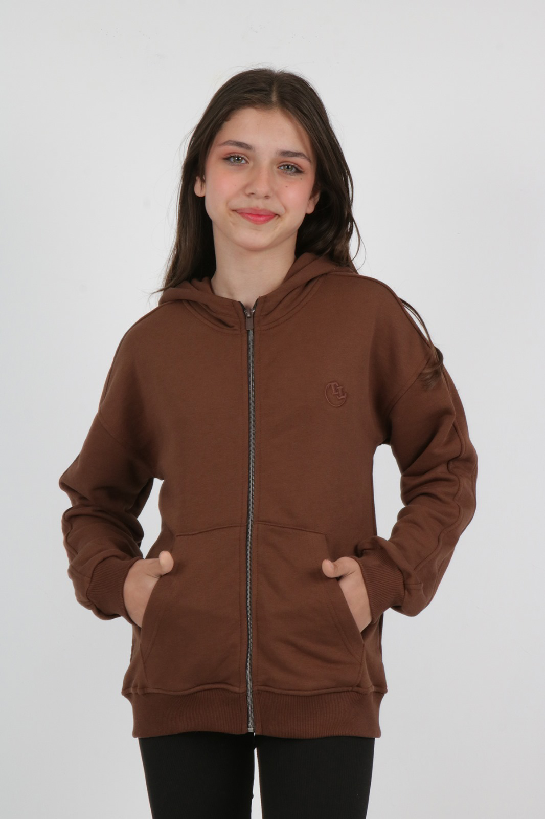 Toontoy Kız Çocuk TT Nakışlı Hırka