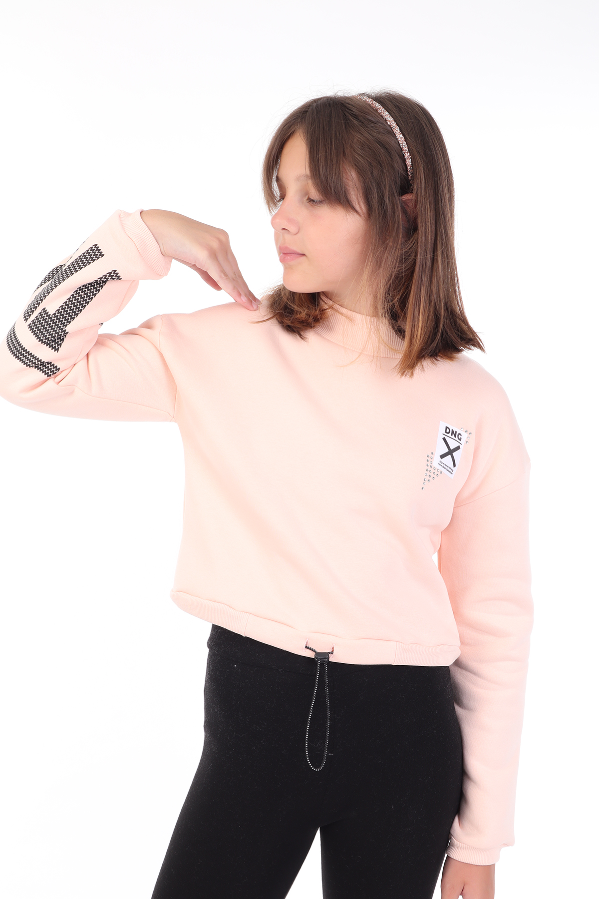 Toontoy Kız Çocuk Baskılı Sweatshirt