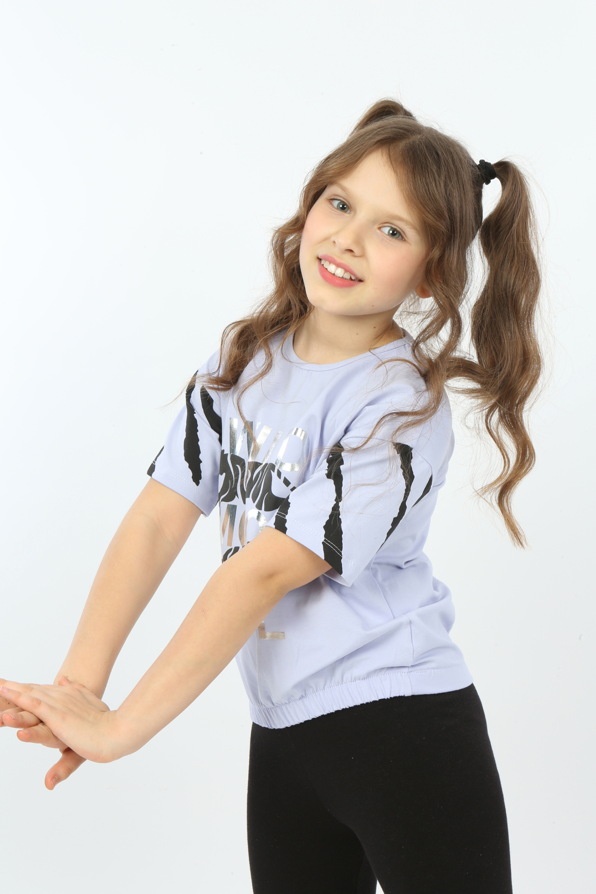 Toontoy Kız Çocuk Wild Wood Girl Baskılı Tişört