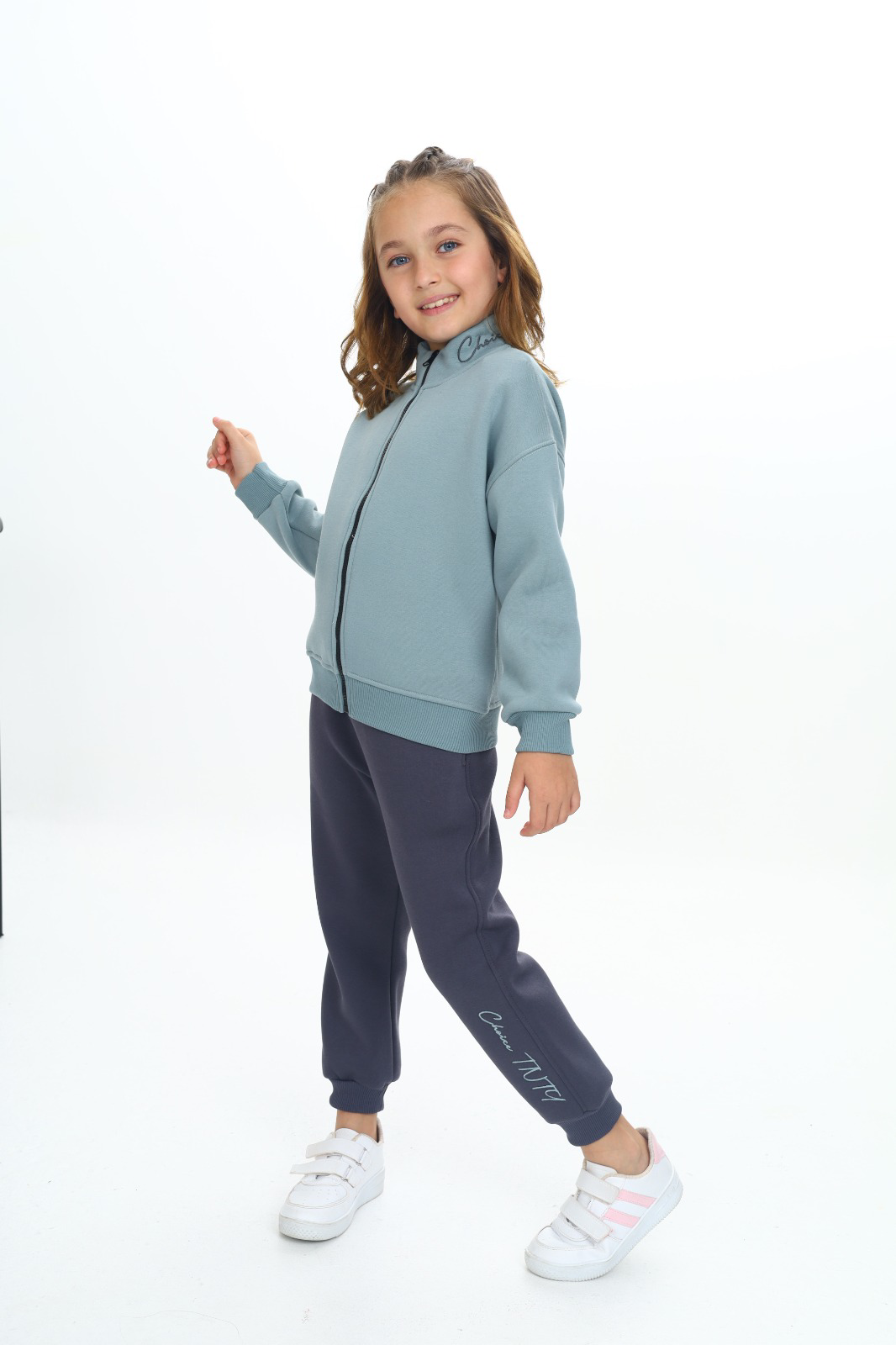 Toontoy Kız Çocuk Tnty Style Nakışlı Eşofman Takım