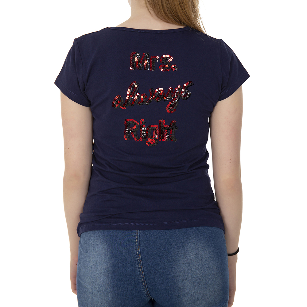 Toontoy  Kız Çocuk T-Shirt Kalp Nakışlı