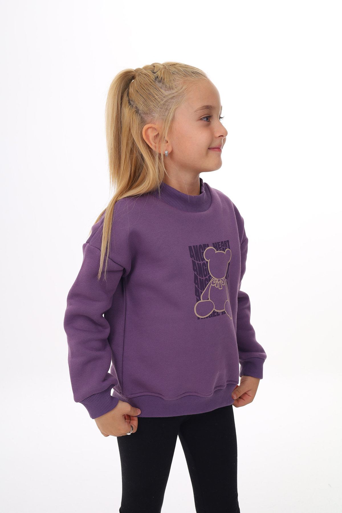 Toontoy Kız Çocuk Baskılı Sweatshirt