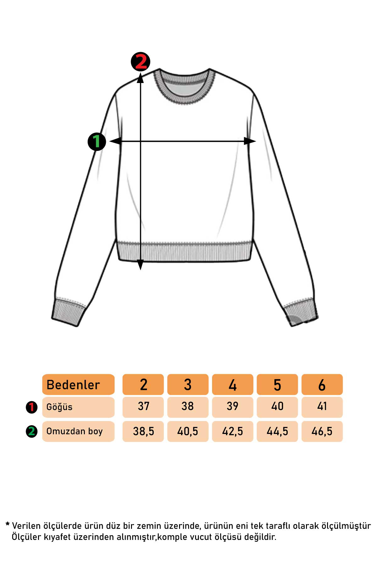 Toontoy Kız Çocuk Penguen Baskılı Sweatshirt