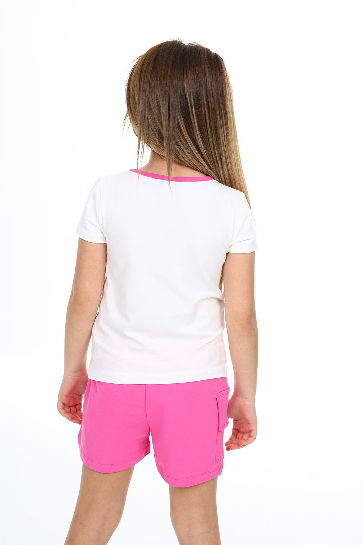 Toontoy  Kız Çocuk Mucıs Makes Me Happy  Baskılı Şortlu Takım