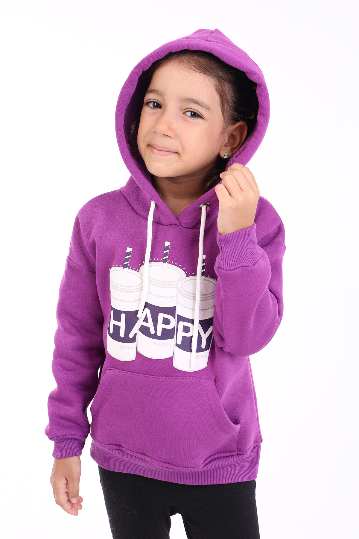 Toontoy Kız Çocuk Baskılı Sweatshirt