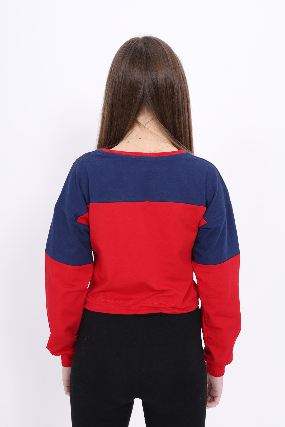 Toontoy Kız Çocuk Varaklı Girl Baskılı Sweatshirt