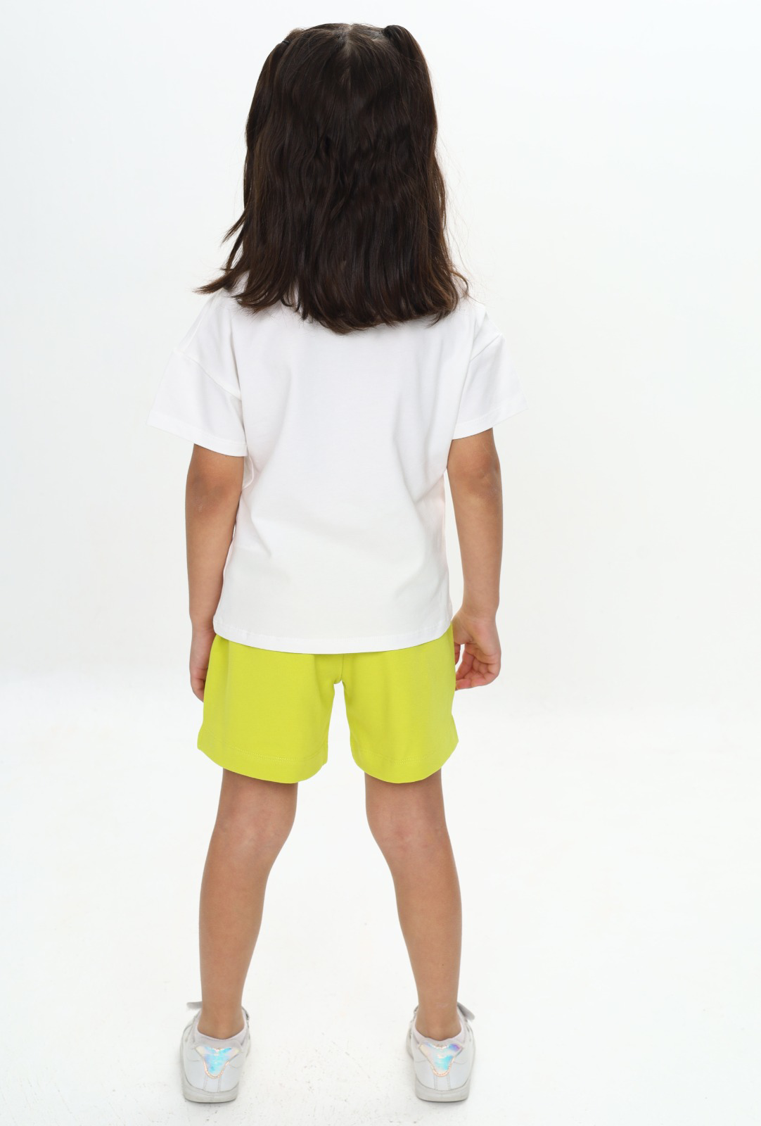 Toontoy Kız Çocuk Fiyonk Baskılı Şortlu Takım