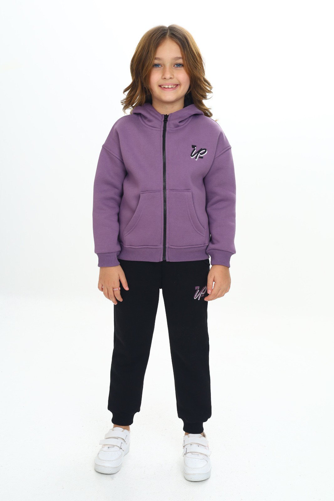 Toontoy Kız Çocuk İki Yanı Cepli Eşofman Alt