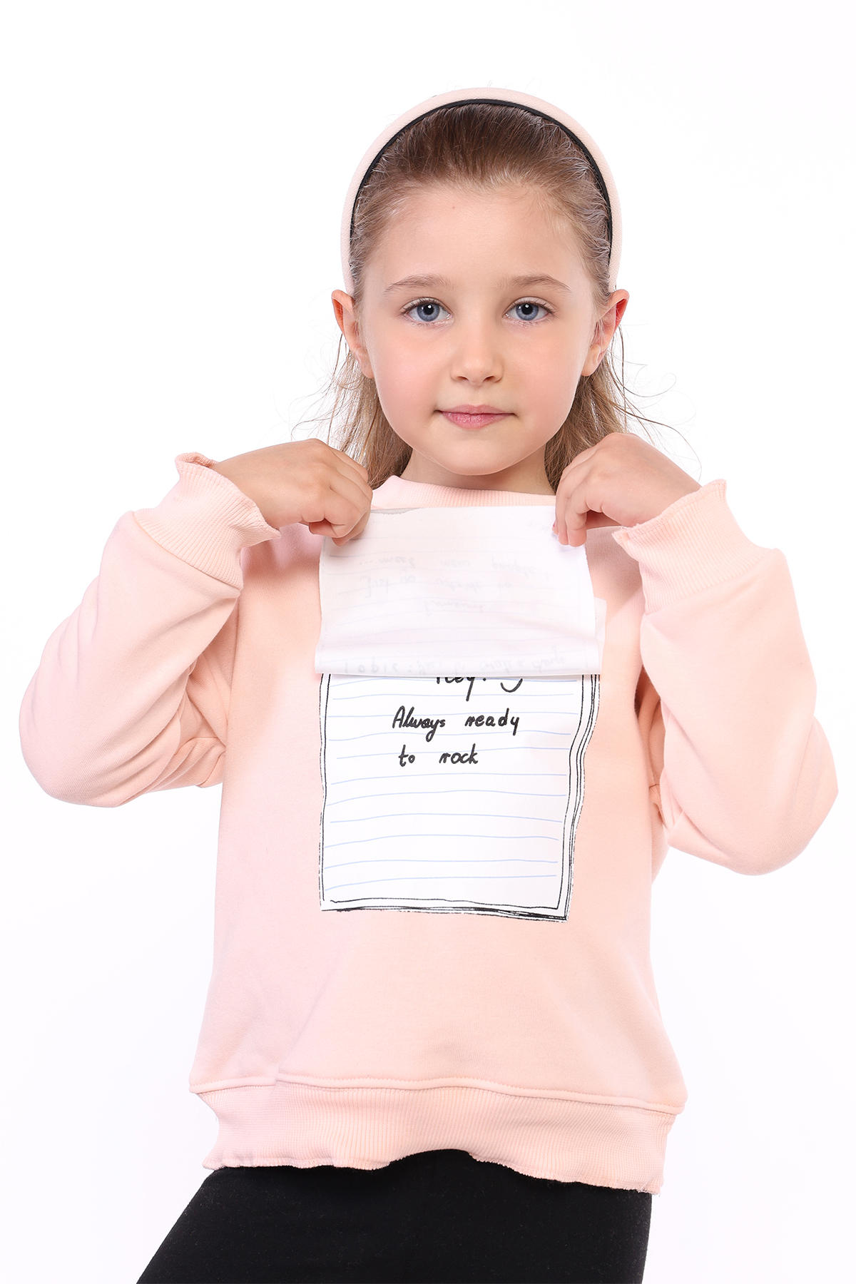 Toontoy Kız Çocuk Lesson Baskılı Sweatshirt