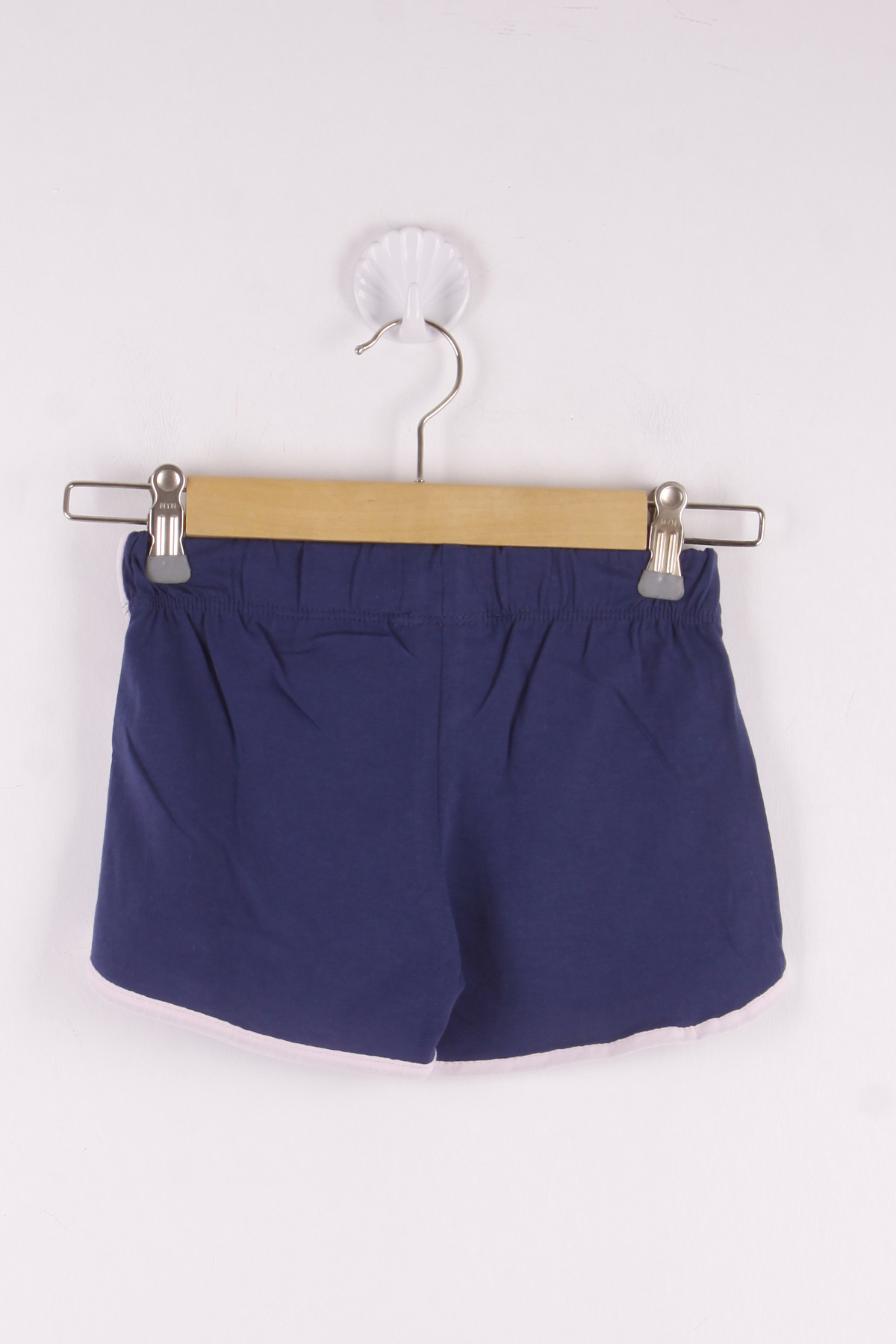 Toontoy  Kız Çocuk Şort Simli Kelebek Nakışlı