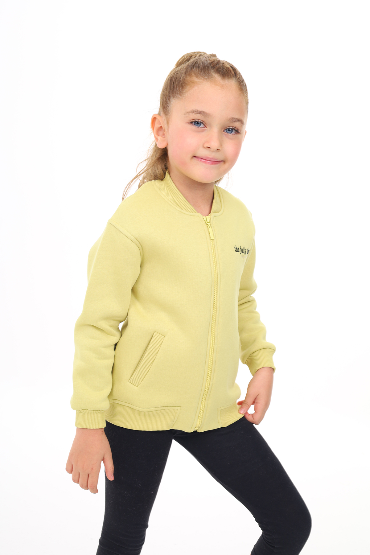 Toontoy Kız Çocuk Nakışlı Hırka