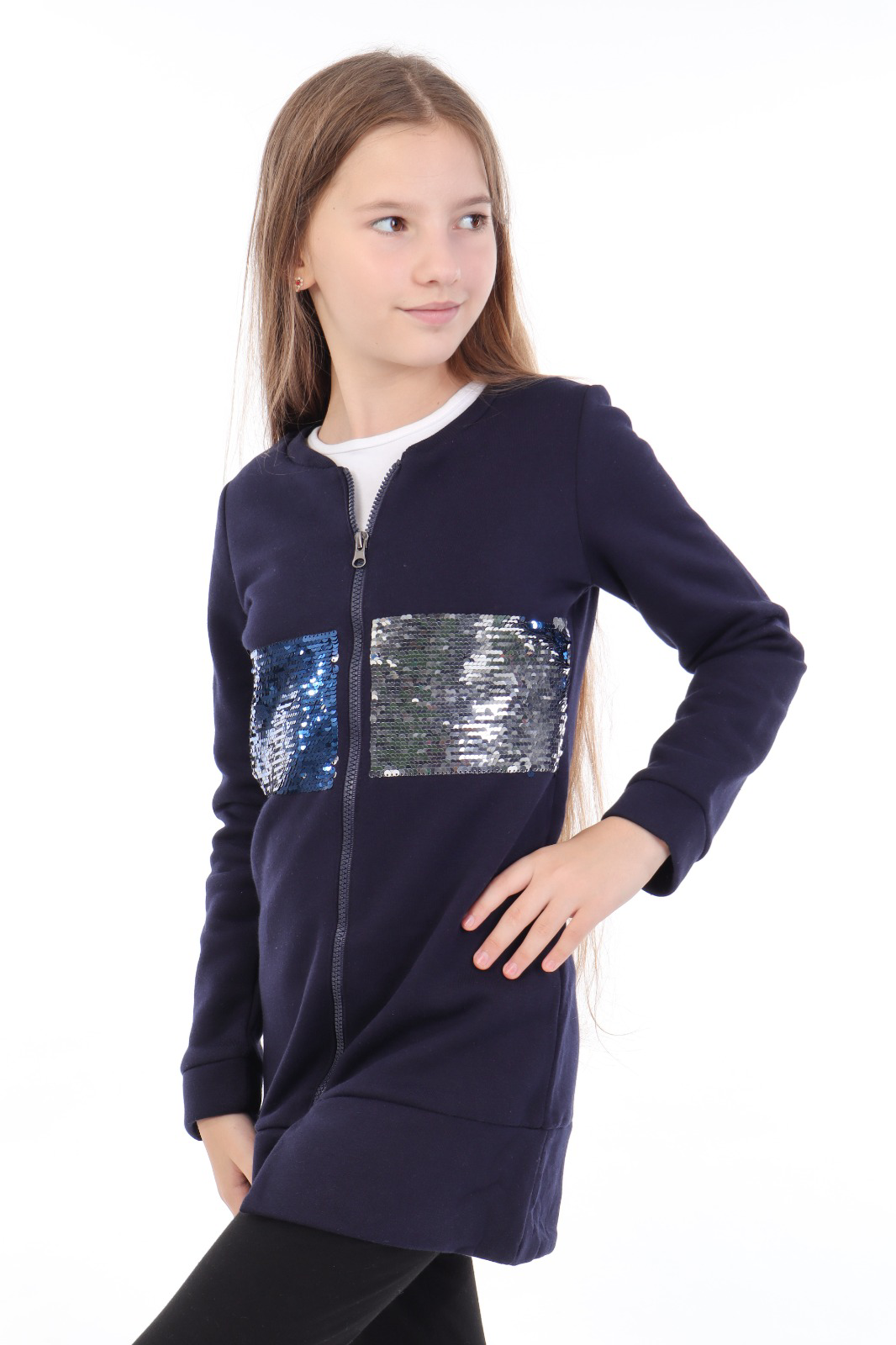 Toontoy Kız Çocuk Hırka Pul Nakış