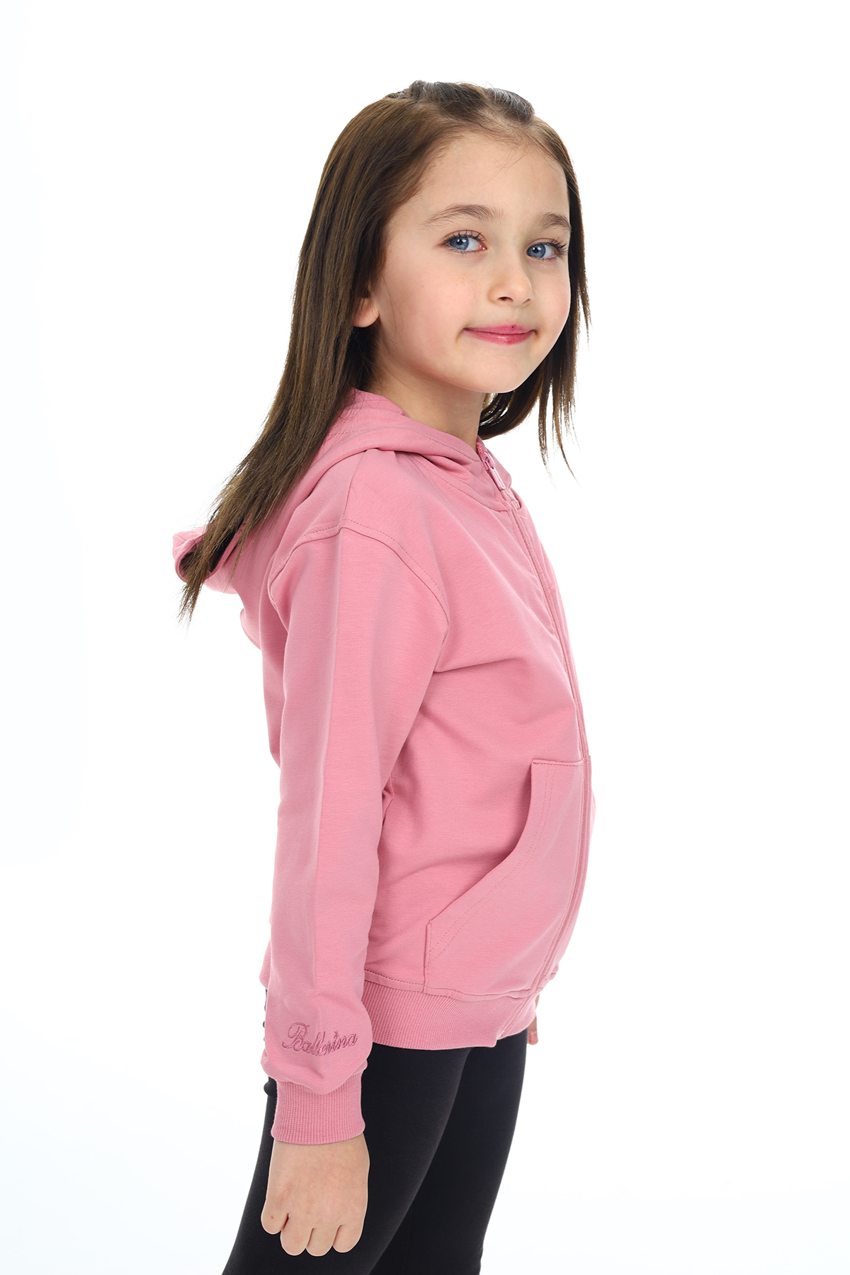 Toontoy  Kız Çocuk Nakışlı Hırka