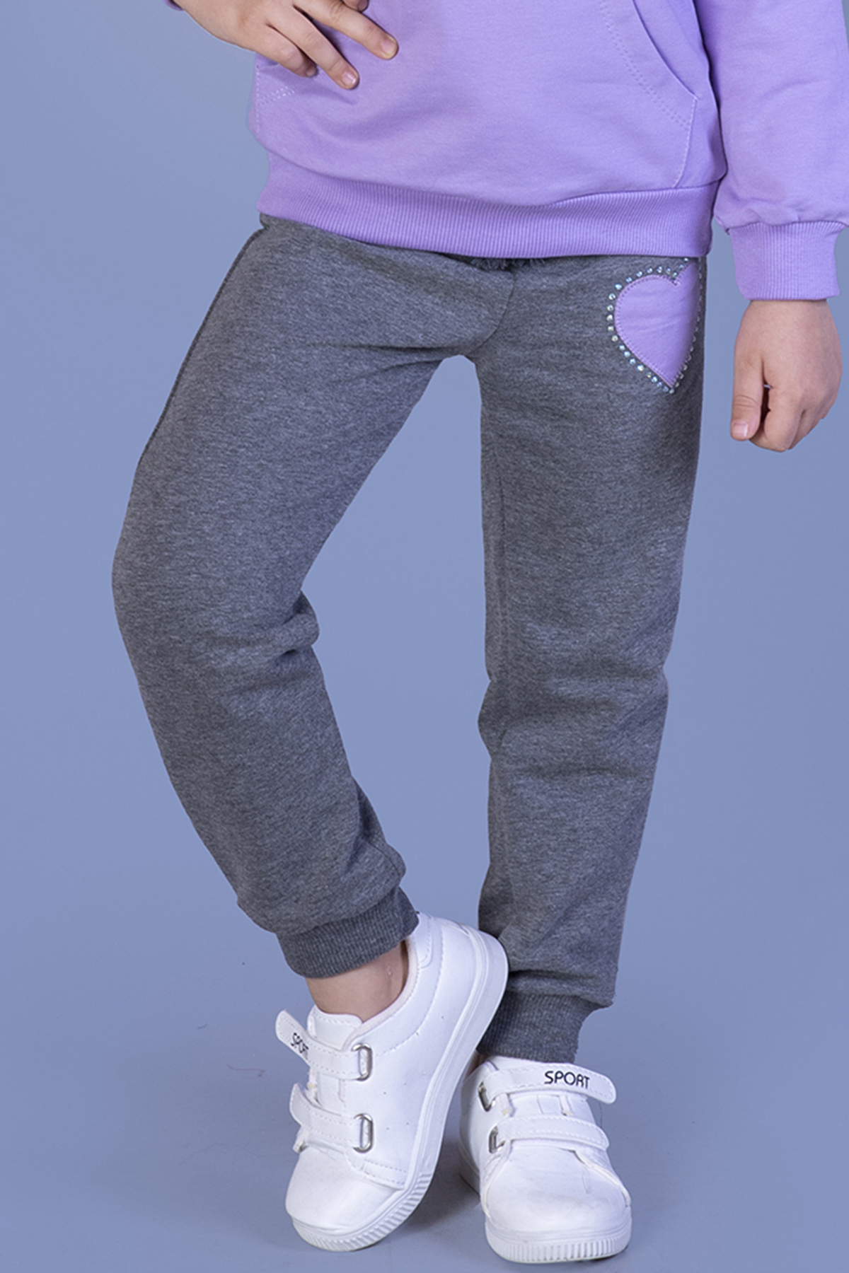 Toontoy Kız Çocuk Cepli Eşofman Alt