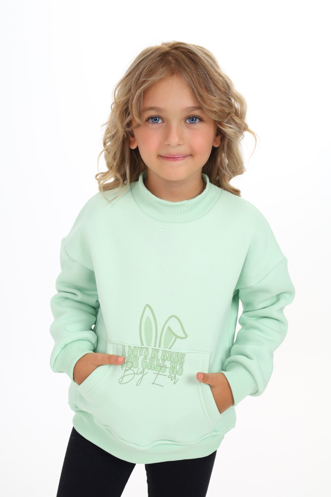 Toontoy Kız Çocuk Dijital Baskılı Taş İşlemeli Elbise