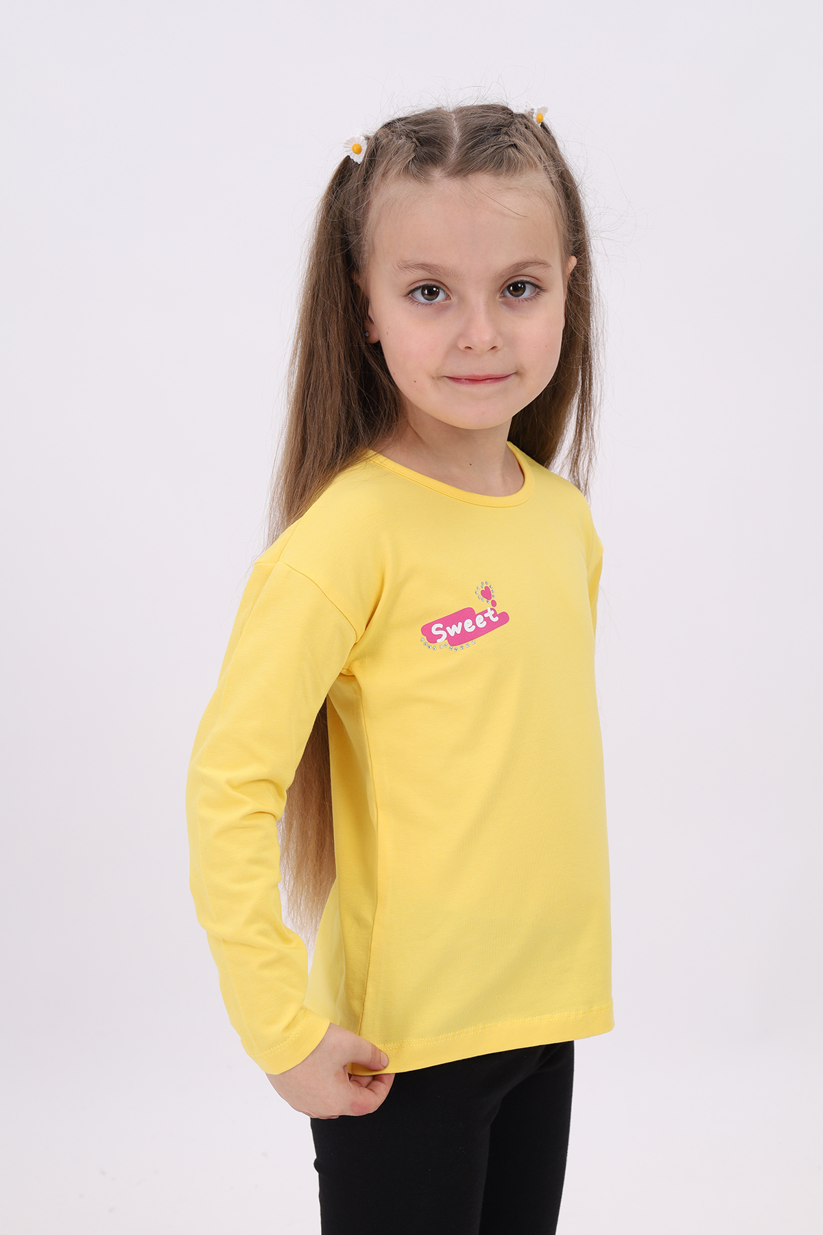Toontoy Kız Çocuk  Sweet Baskılı Tişört