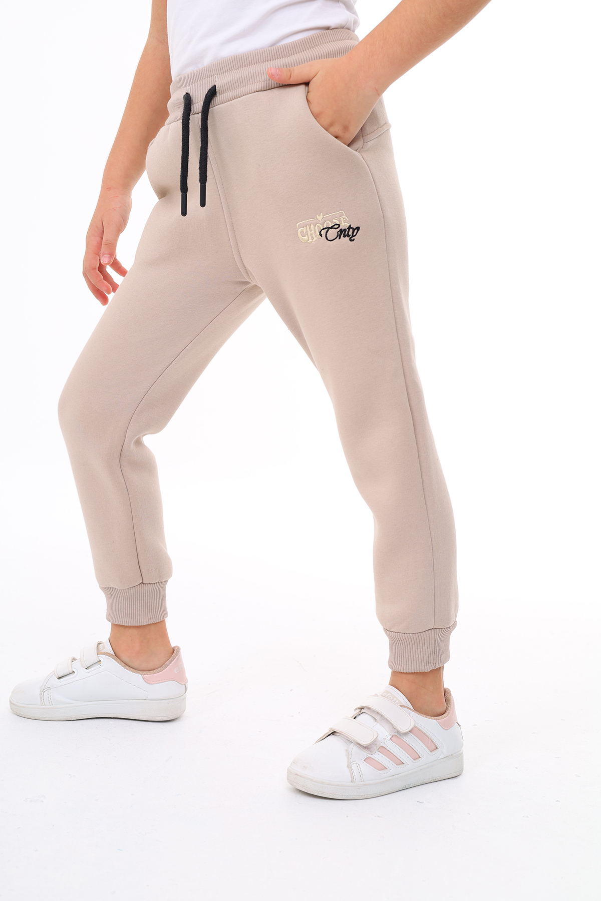 Toontoy Kız Çocuk Nakışlı Eşofman Alt