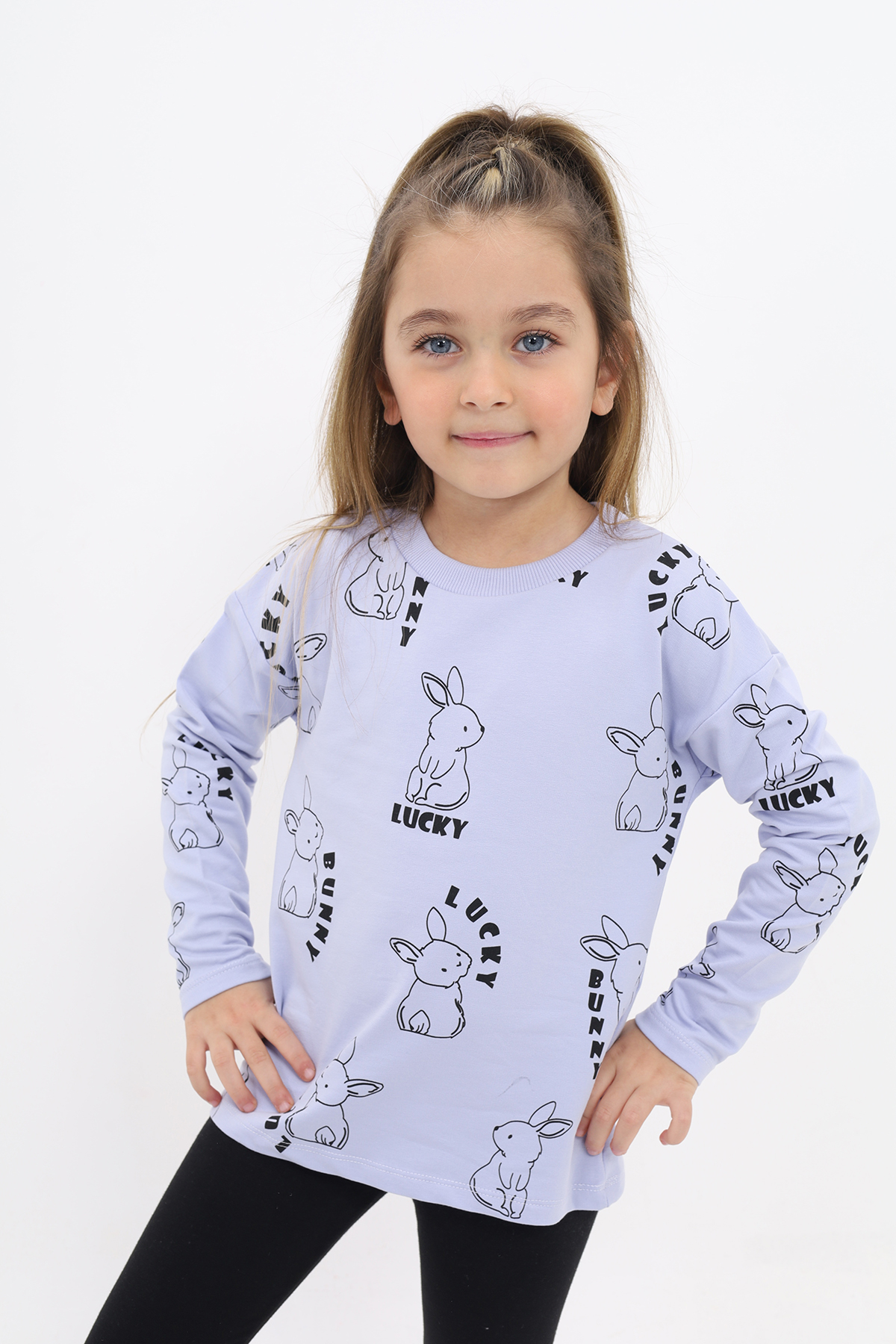Toontoy Kız Çocuk Baskılı Sweatshirt