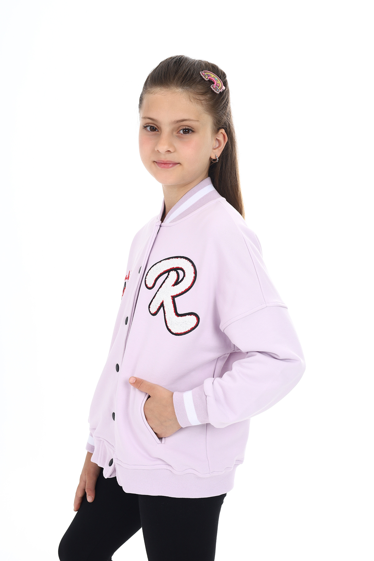 Toontoy  Kız Çocuk Baskılı Kolej Hırka