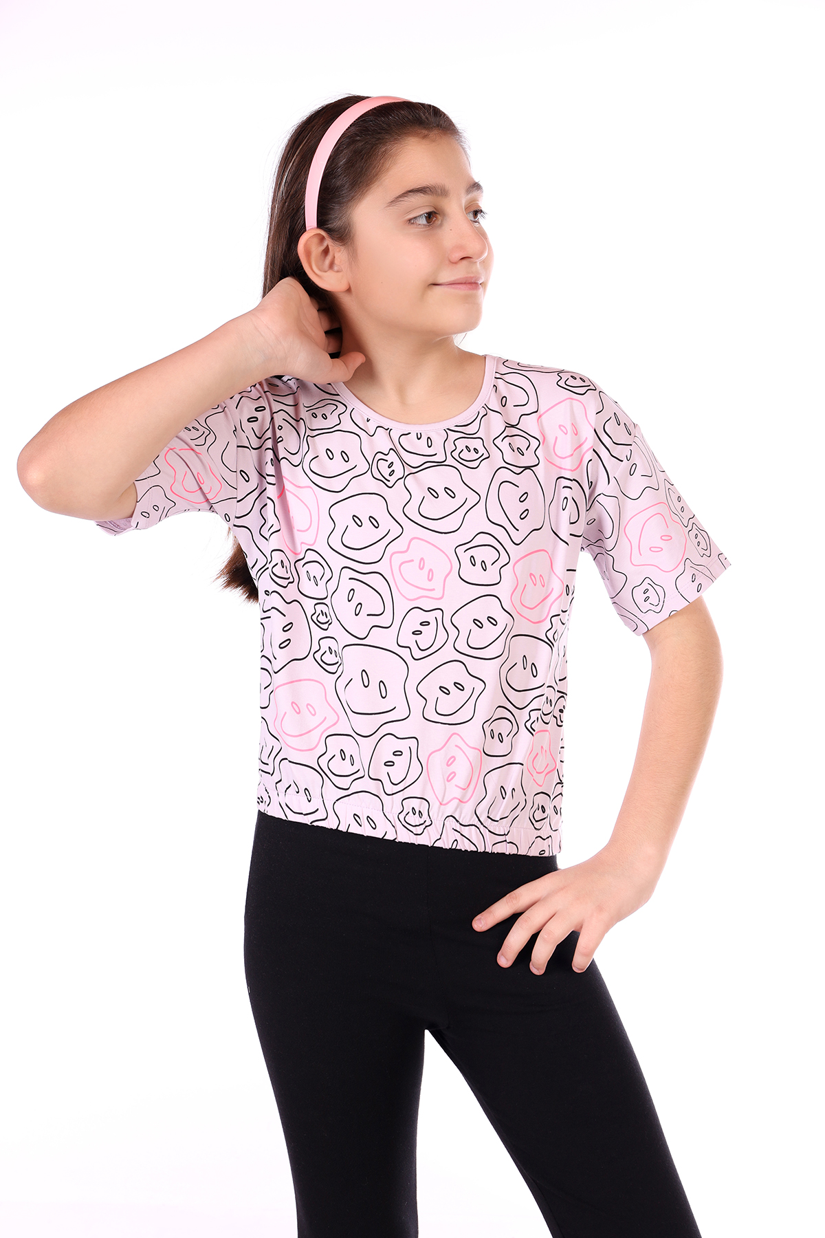 Toontoy Kız Çocuk Nakışlı Sweatshirt